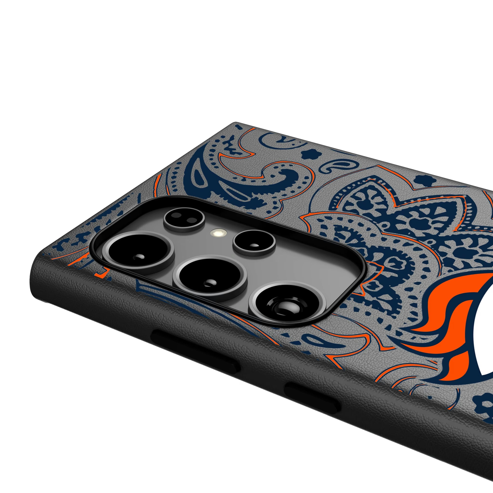 Denver Broncos Paisley Galaxy MagSafe Compatible Phone Case for Samsung Galaxy - Detail