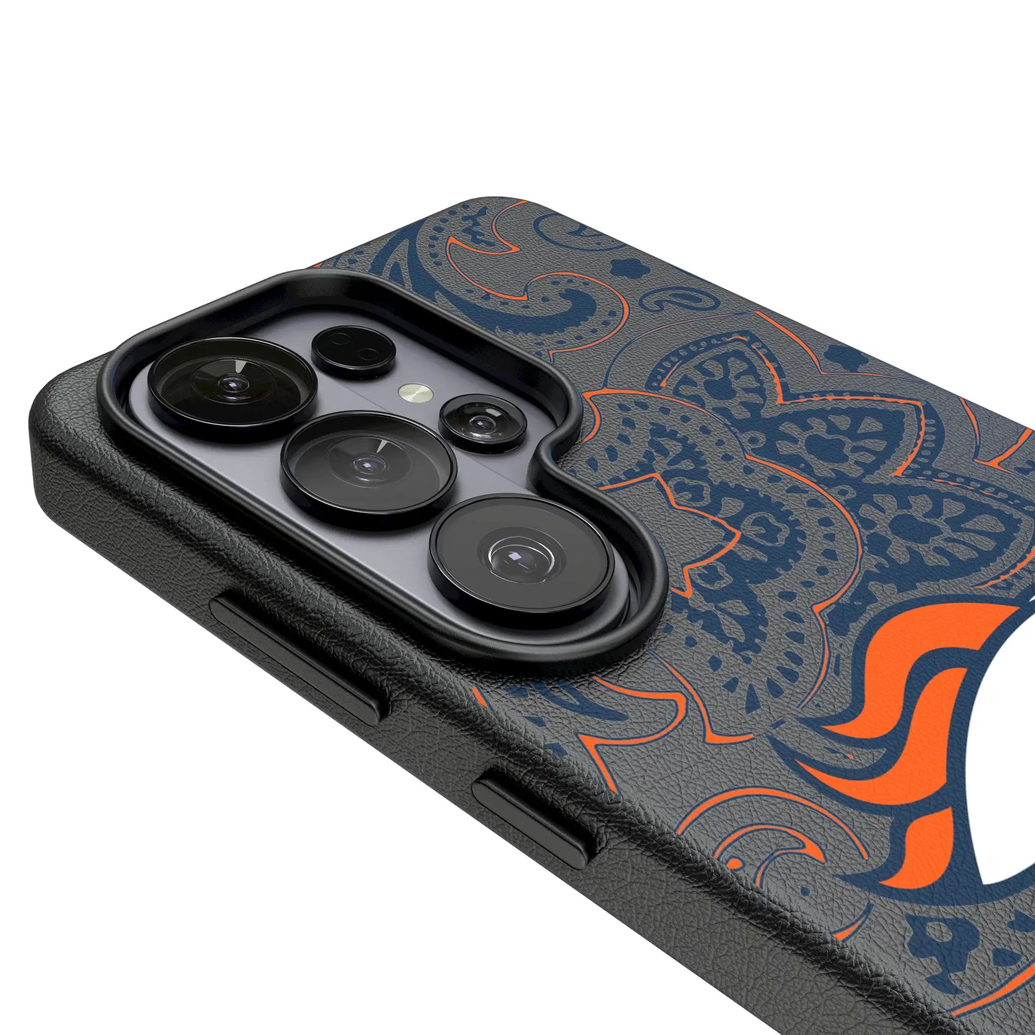 Denver Broncos Paisley Galaxy MagSafe Compatible Phone Case for Samsung Galaxy - Detail#Device_Galaxy S26 Ultra