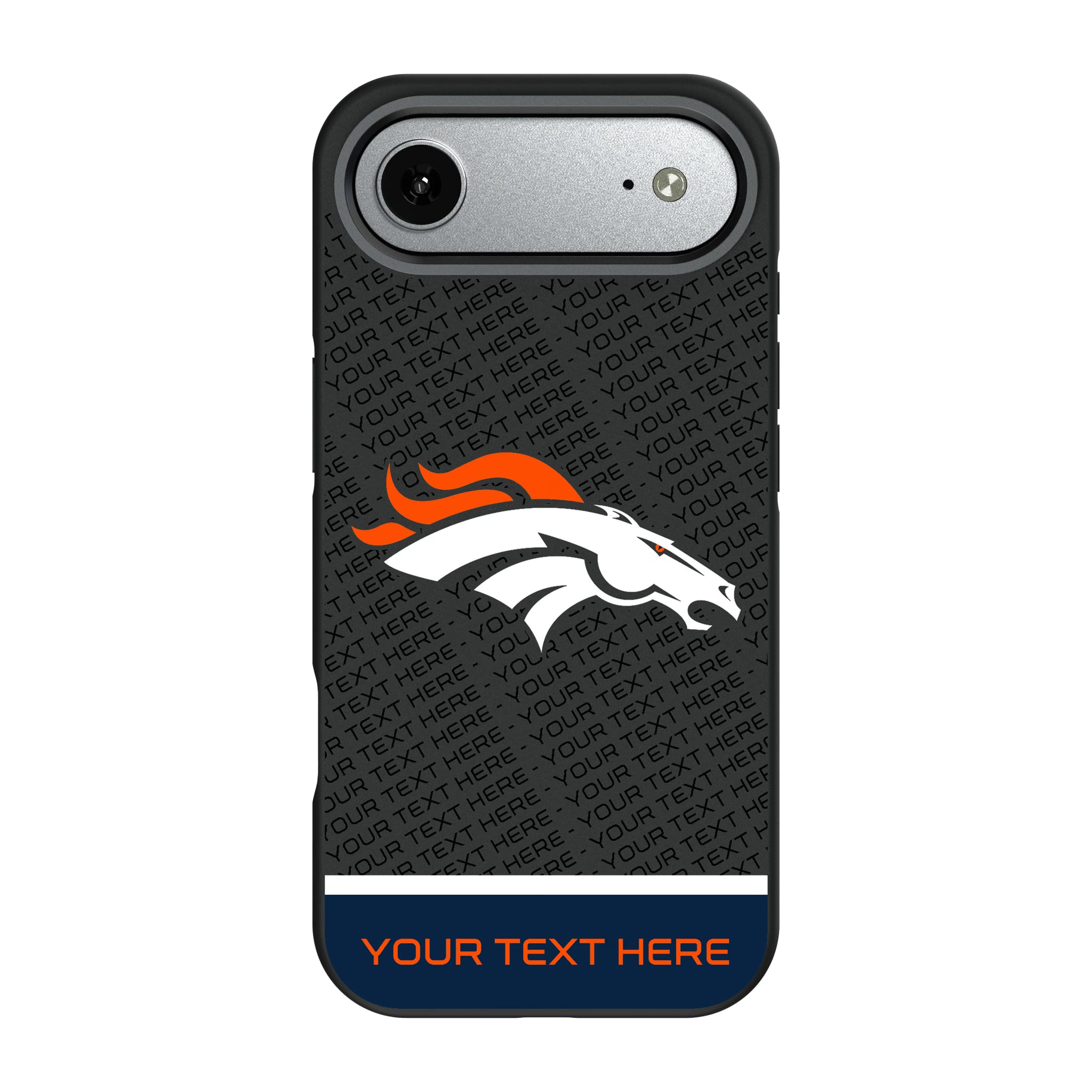 Denver Broncos Personalized EndZone Plus iPhone Bump Phone Case for Apple iPhone#Device_iPhone Air