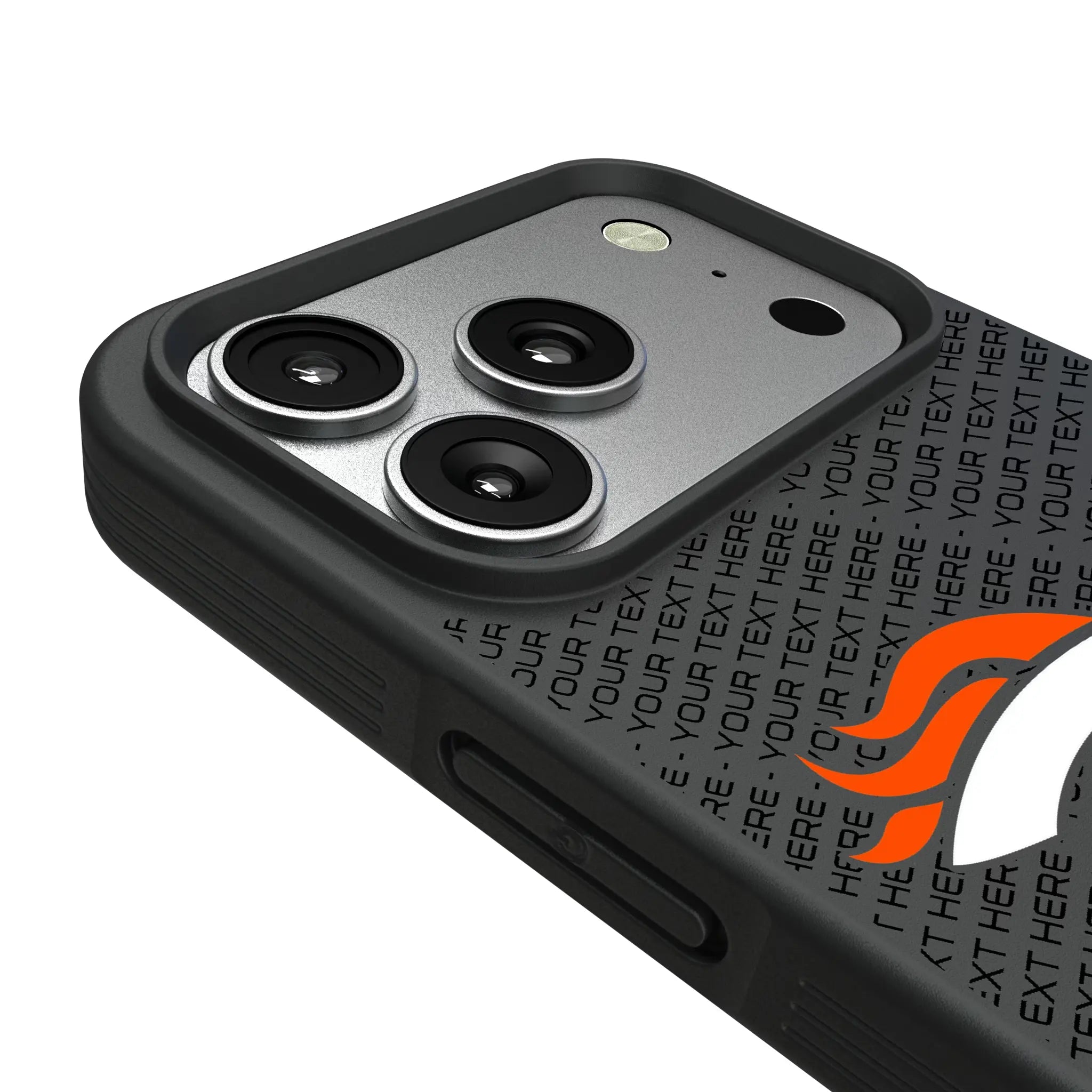 Denver Broncos Personalized EndZone Plus iPhone Bump Phone Case for Apple iPhone - Detail#Device_iPhone 17 Pro