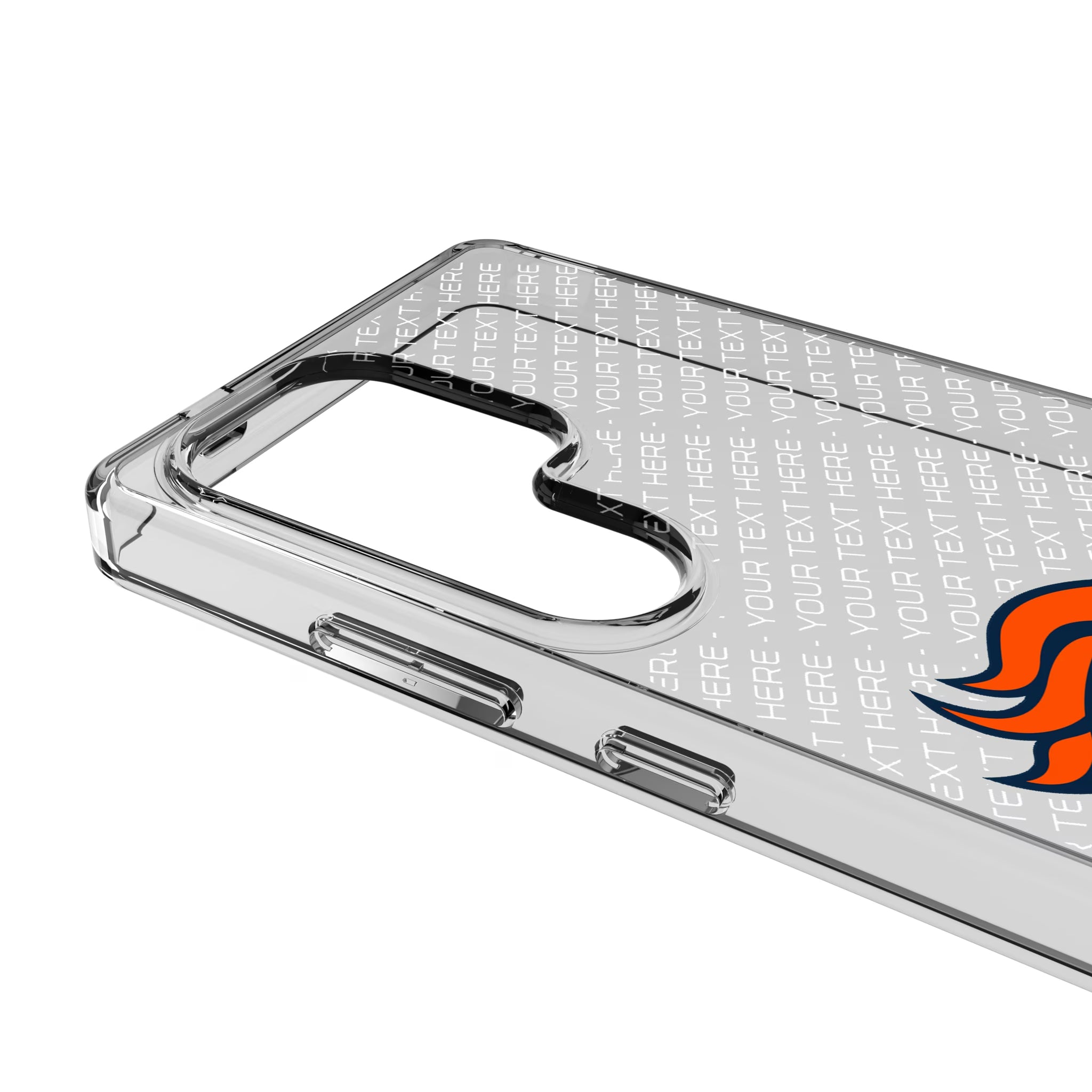 Denver Broncos Personalized EndZone Plus Galaxy Clear Phone Case for Samsung Galaxy - Detail