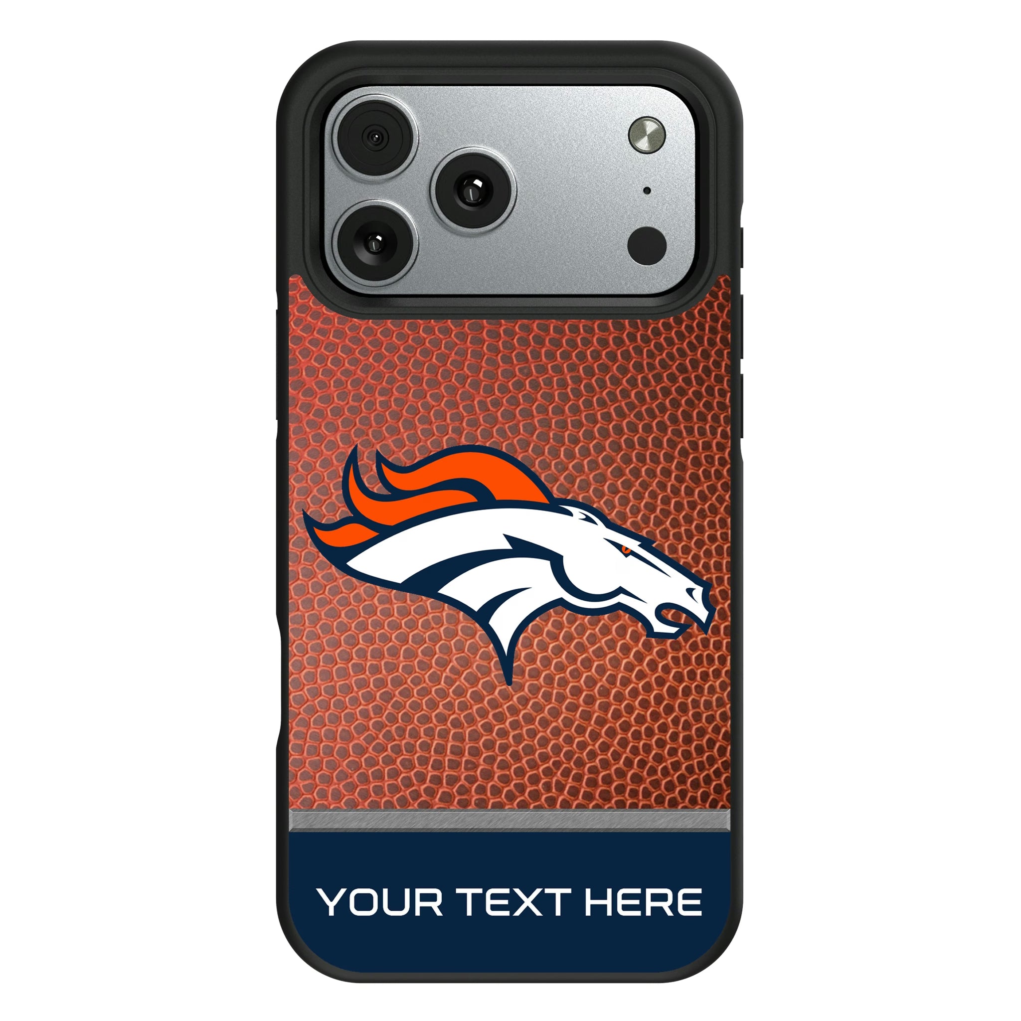 Denver Broncos Personalized Football iPhone Bump Phone Case for Apple iPhone#Device_iPhone 17 Pro Max