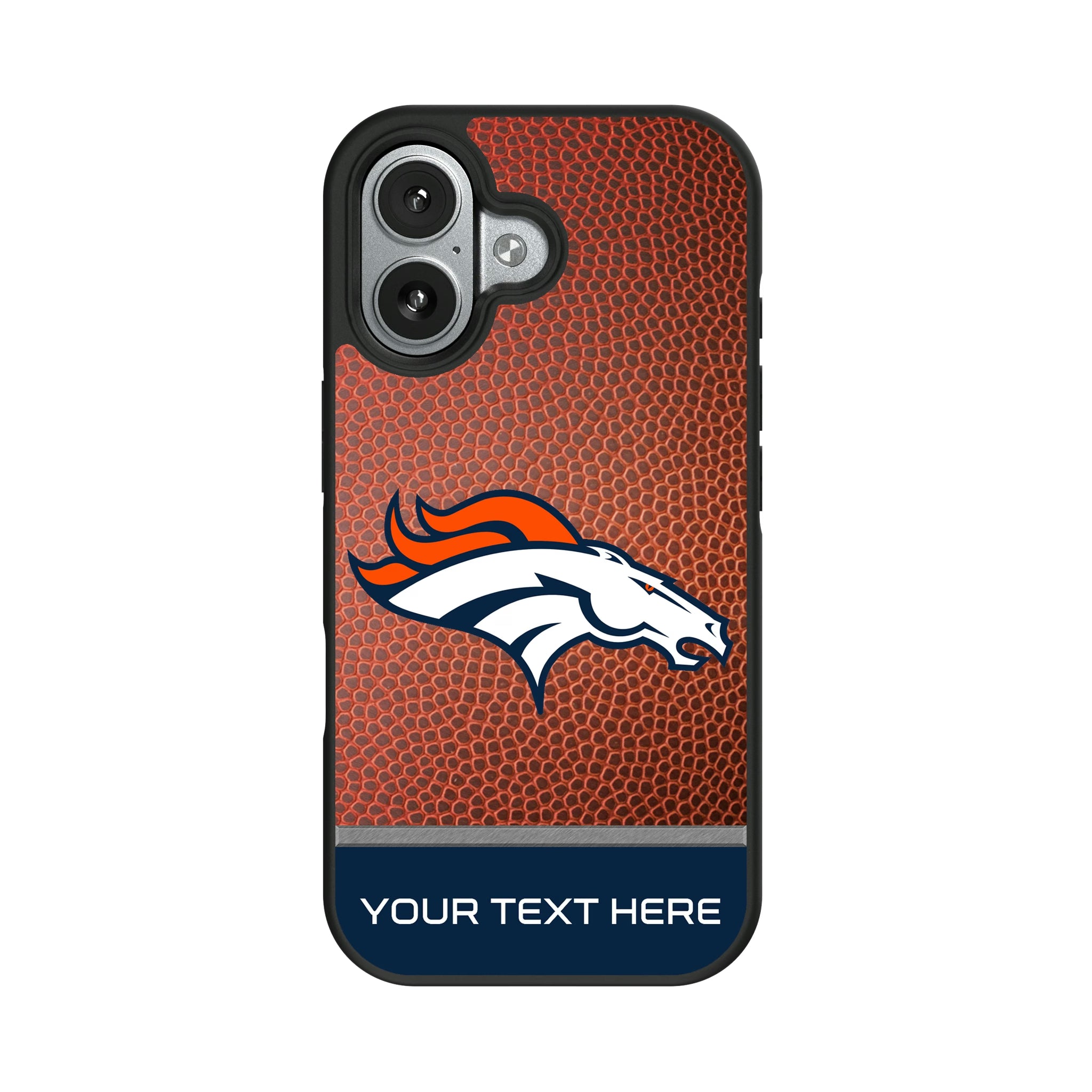 Denver Broncos Personalized Football iPhone Bump Phone Case for Apple iPhone#Device_iPhone 17