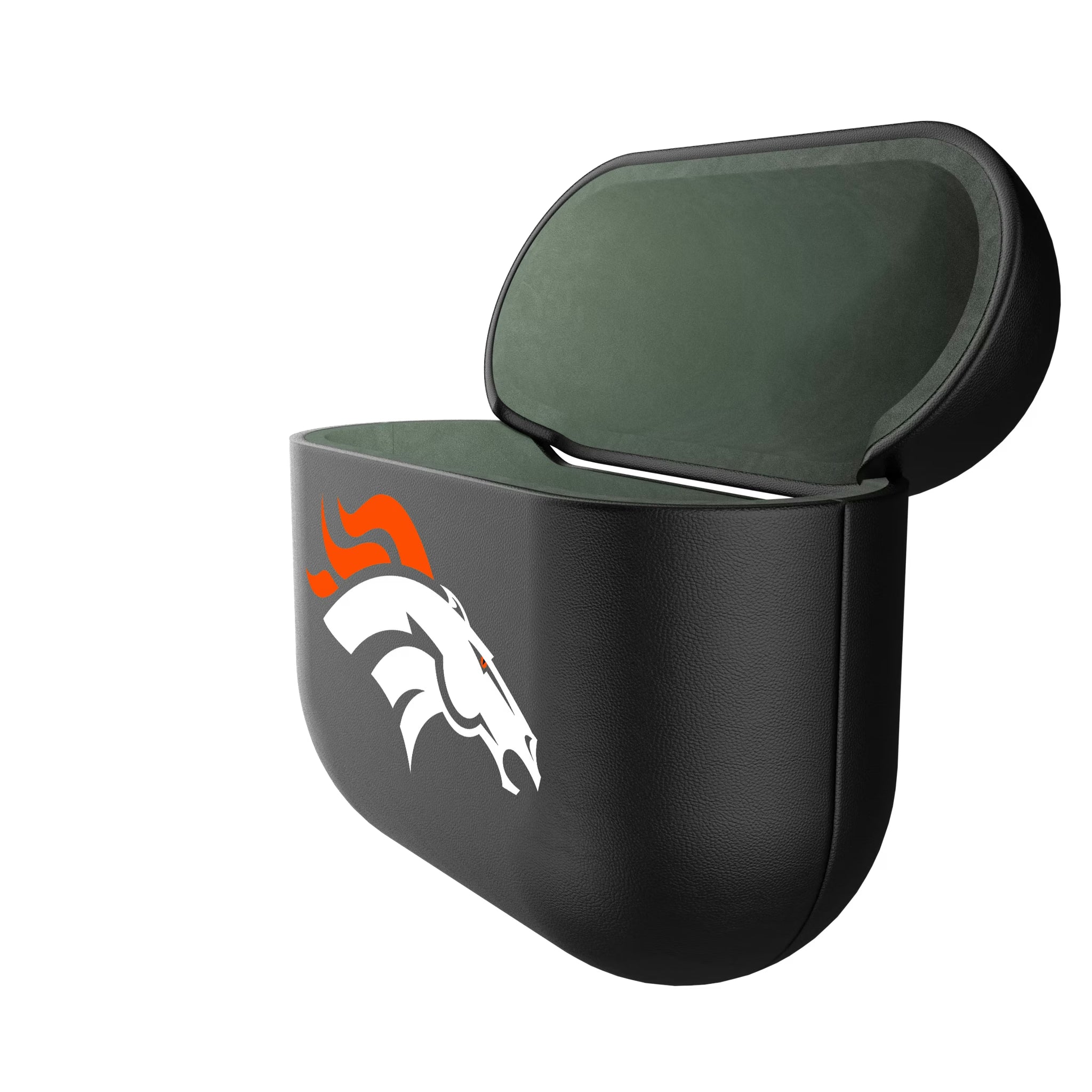 Denver Broncos Personalized Insignia AirPods AirPod Case Cover - Isometric View#Device_AirPods 3rd Gen