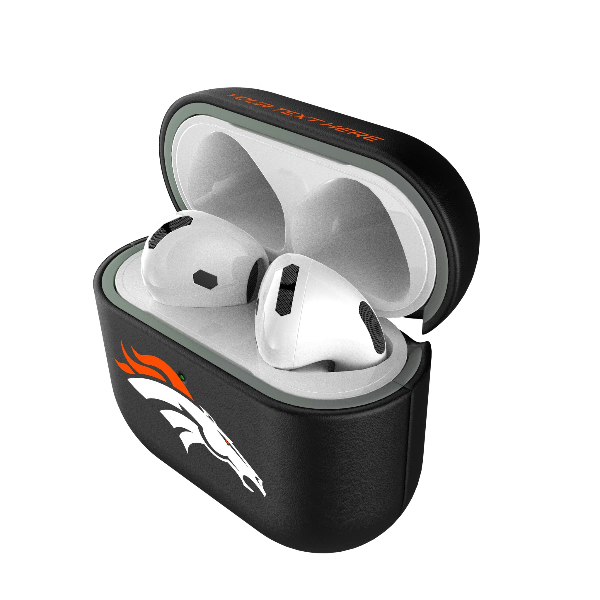 Denver Broncos Personalized Insignia AirPods AirPod Case Cover#Device_AirPods 4
