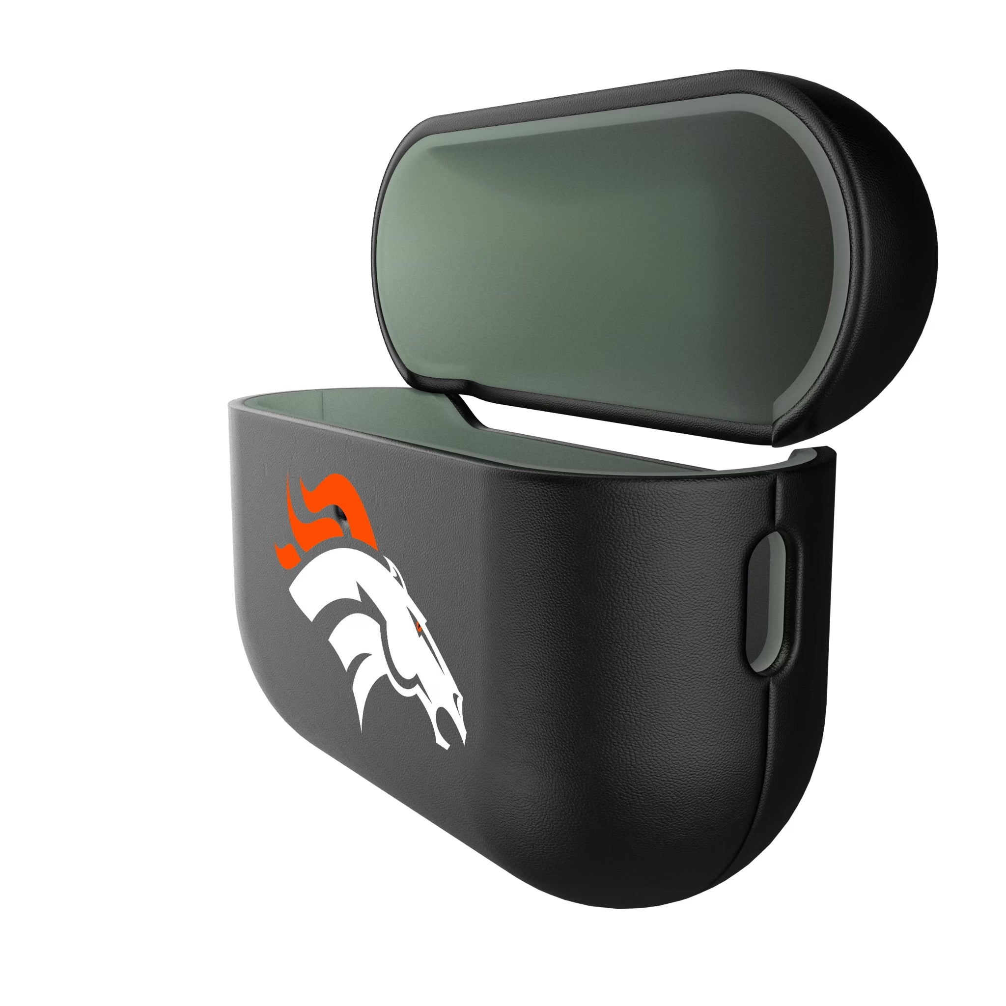 Denver Broncos Personalized Insignia AirPods AirPod Case Cover - Isometric View#Device_AirPods Pro 3