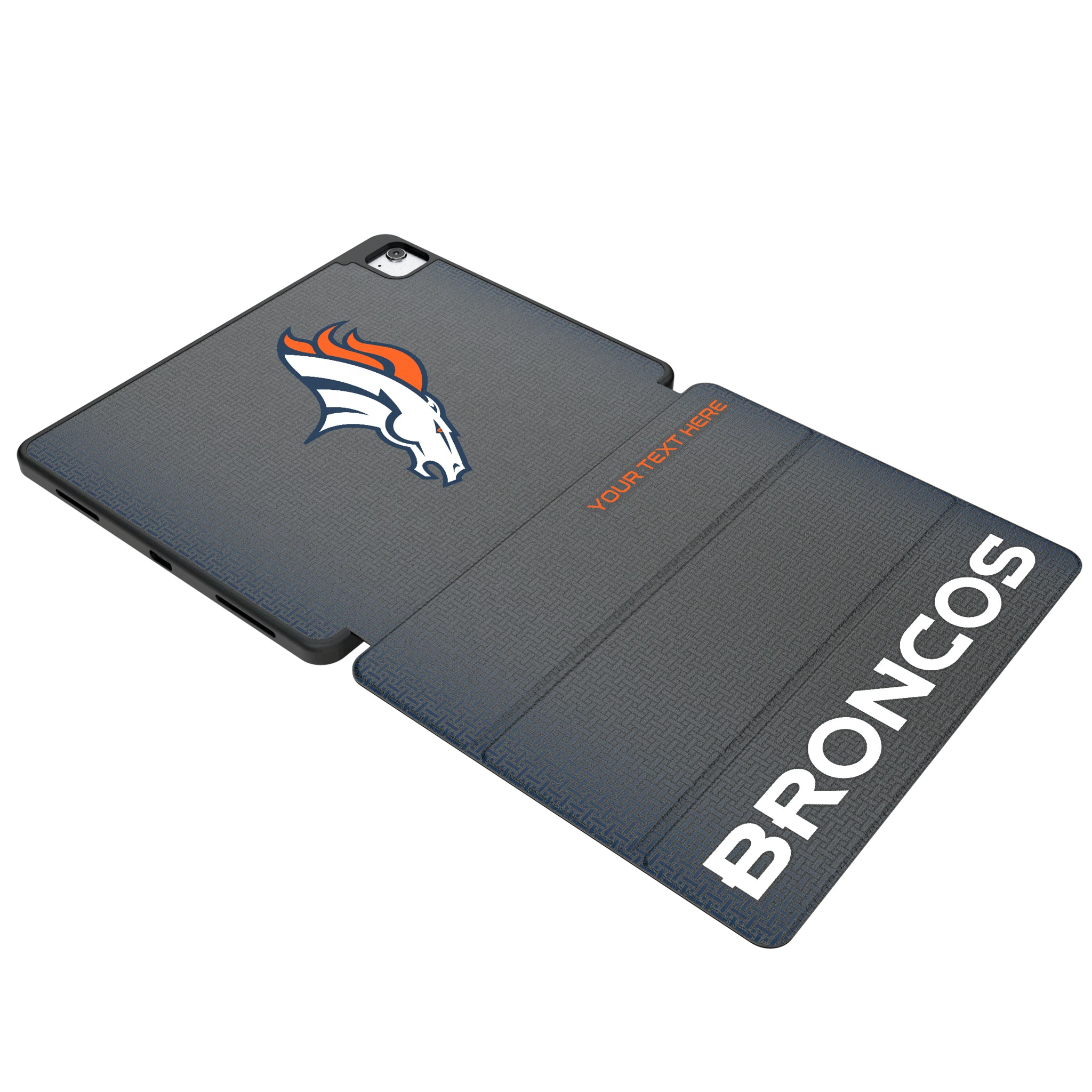 Denver Broncos Personalized Linen iPad Tablet Case for Apple iPad