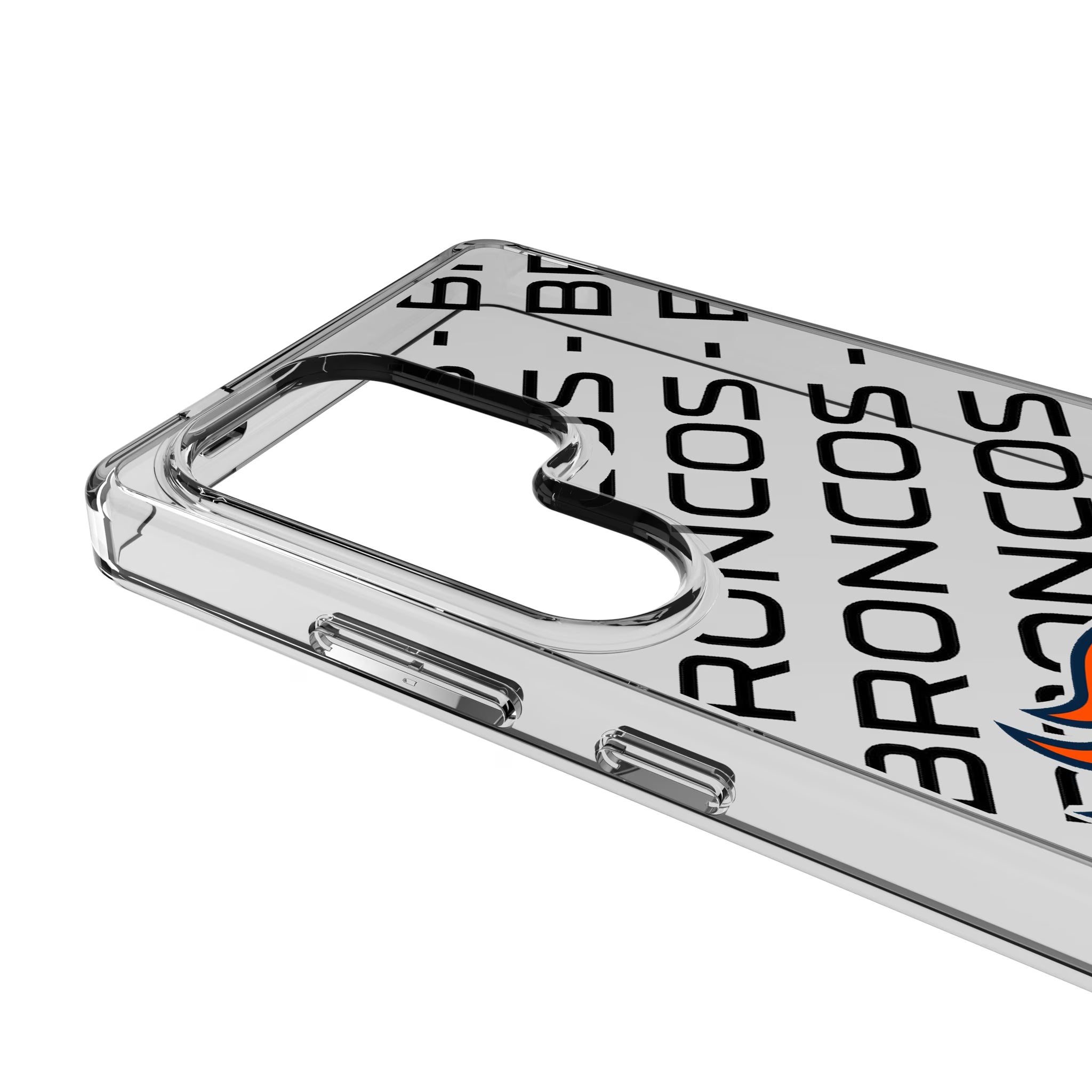 Denver Broncos Personalized Tilt Galaxy Clear Phone Case for Samsung Galaxy - Detail