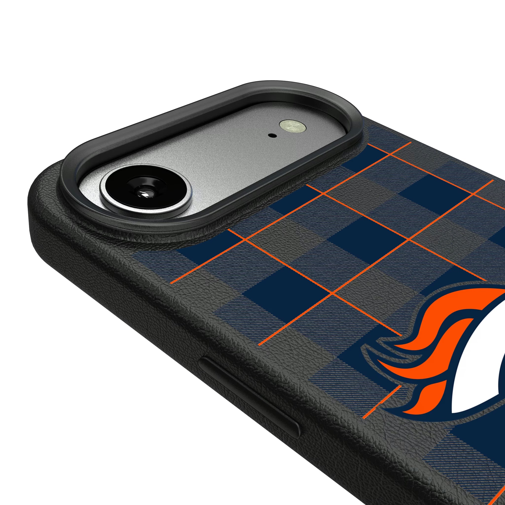 Denver Broncos Plaid iPhone MagSafe Compatible Phone Case for Apple iPhone - Detail#Device_iPhone Air