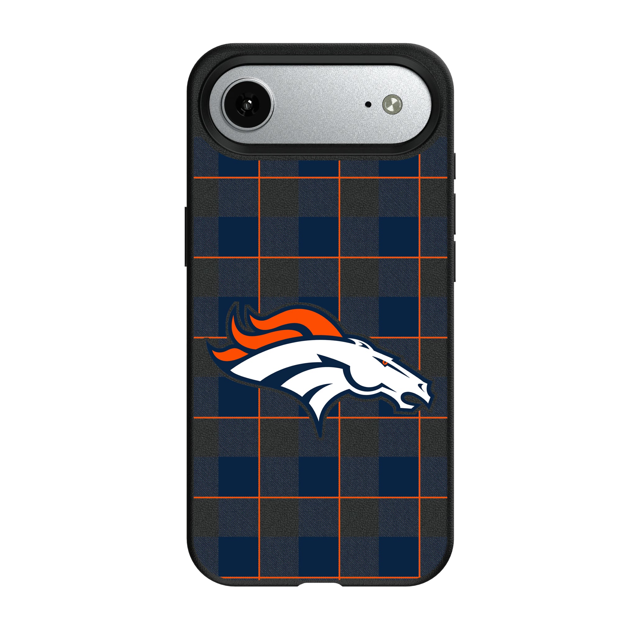 Denver Broncos Plaid iPhone MagSafe Compatible Phone Case for Apple iPhone#Device_iPhone Air