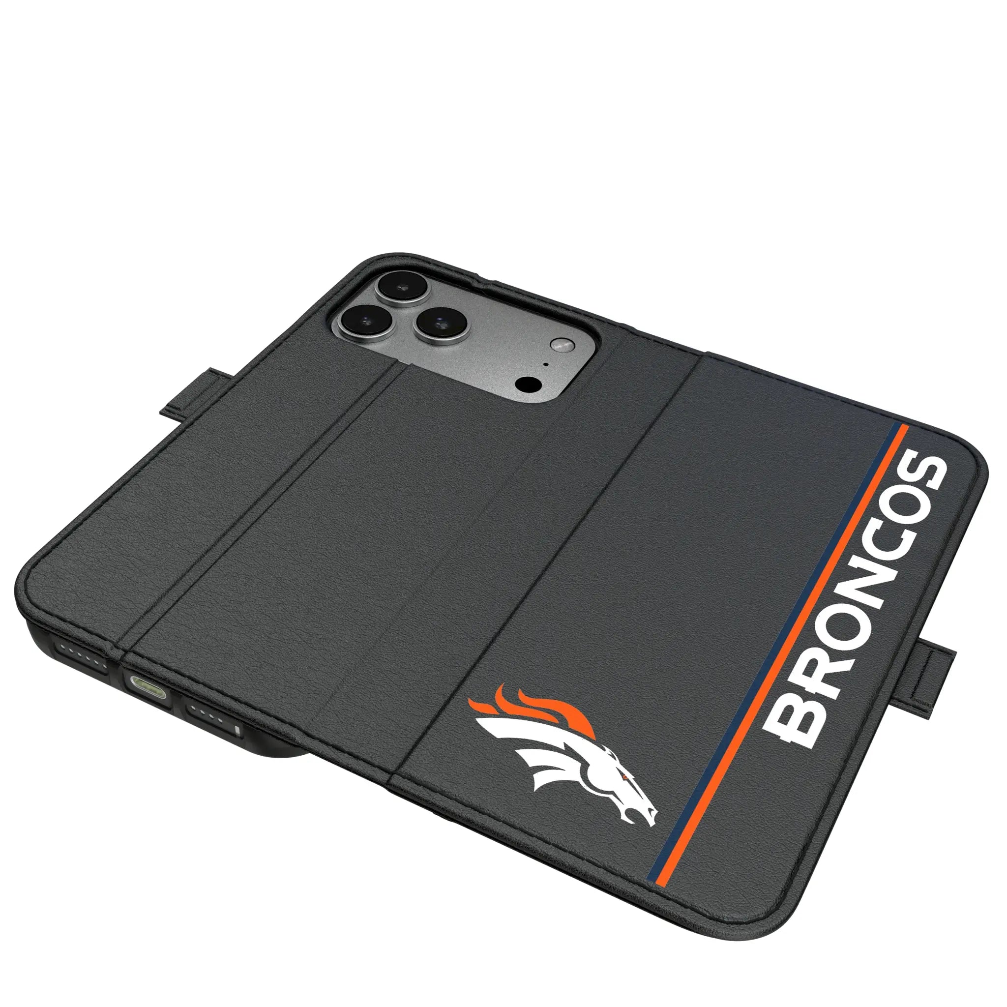 Denver Broncos Sidebar iPhone Folio Phone Case for Apple iPhone#Device_iPhone 17 Pro Max