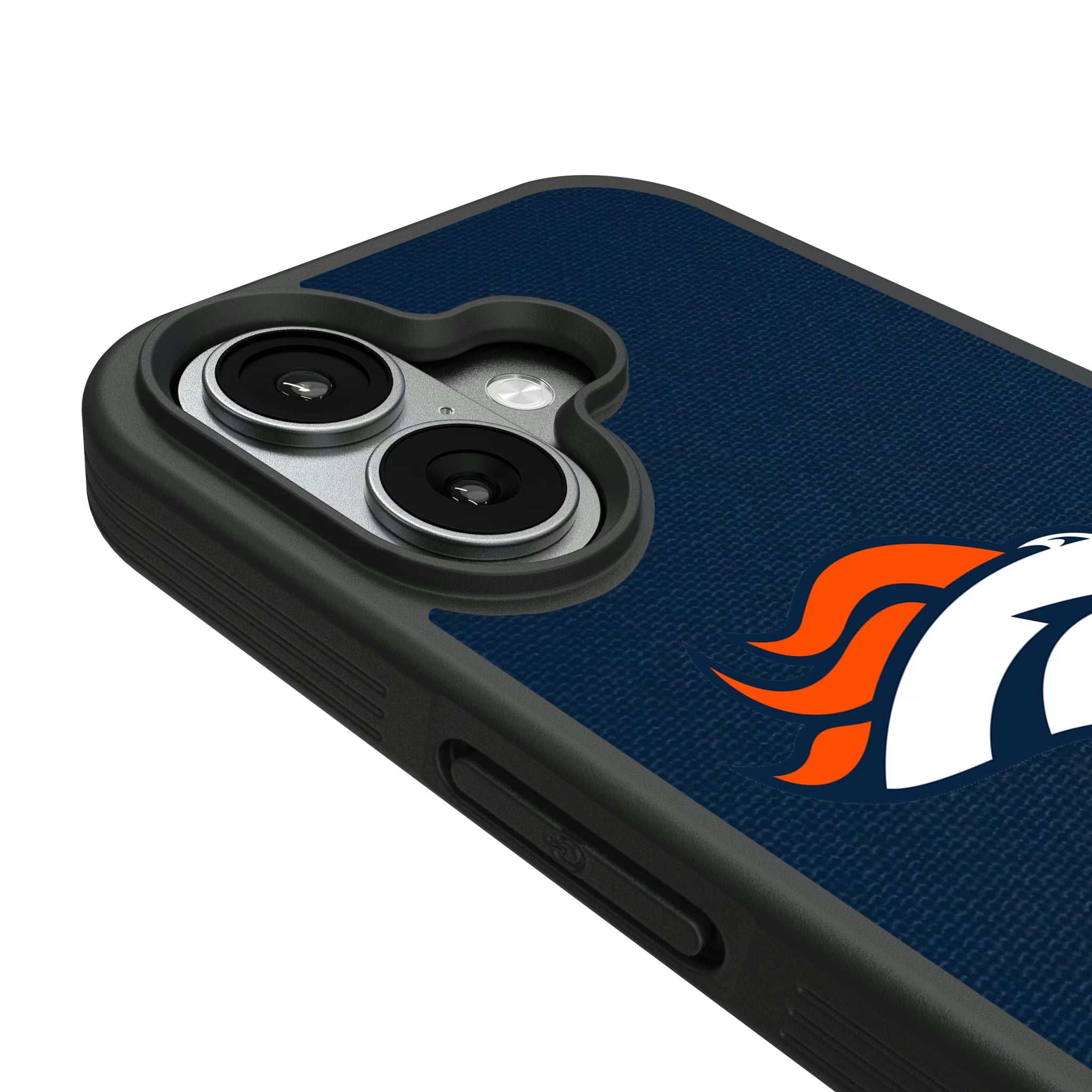 Denver Broncos Stripe iPhone Bump Phone Case for Apple iPhone - Detail#Device_iPhone 17