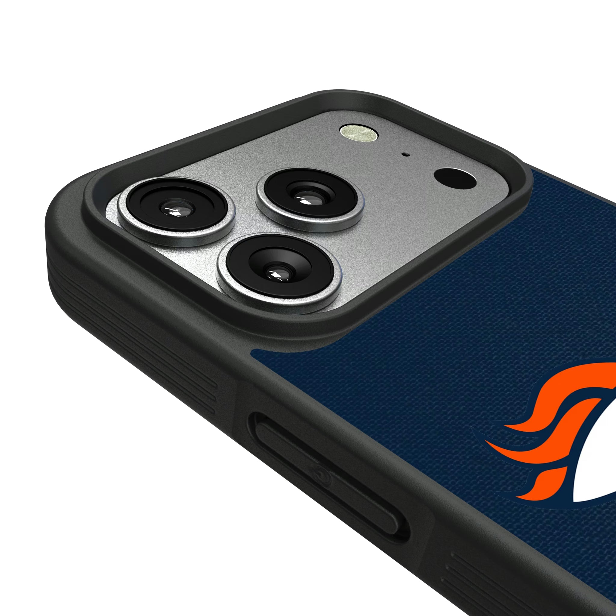 Denver Broncos Stripe iPhone Bump Phone Case for Apple iPhone - Detail#Device_iPhone 17 Pro