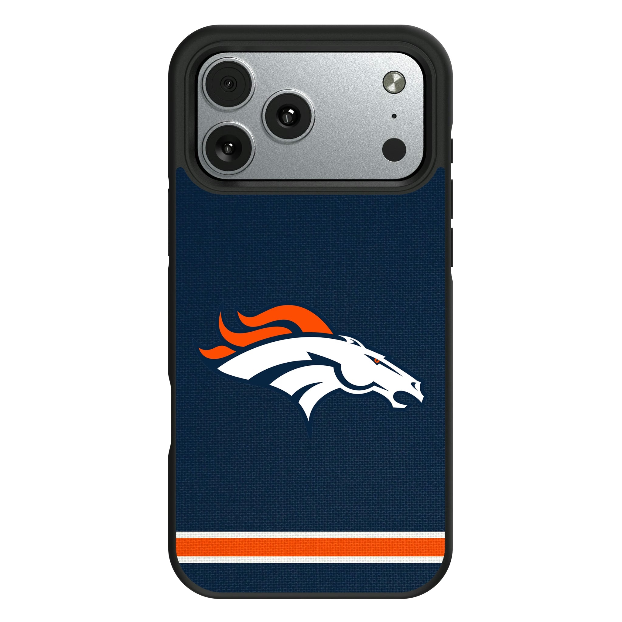 Denver Broncos Stripe iPhone Bump Phone Case for Apple iPhone#Device_iPhone 17 Pro Max