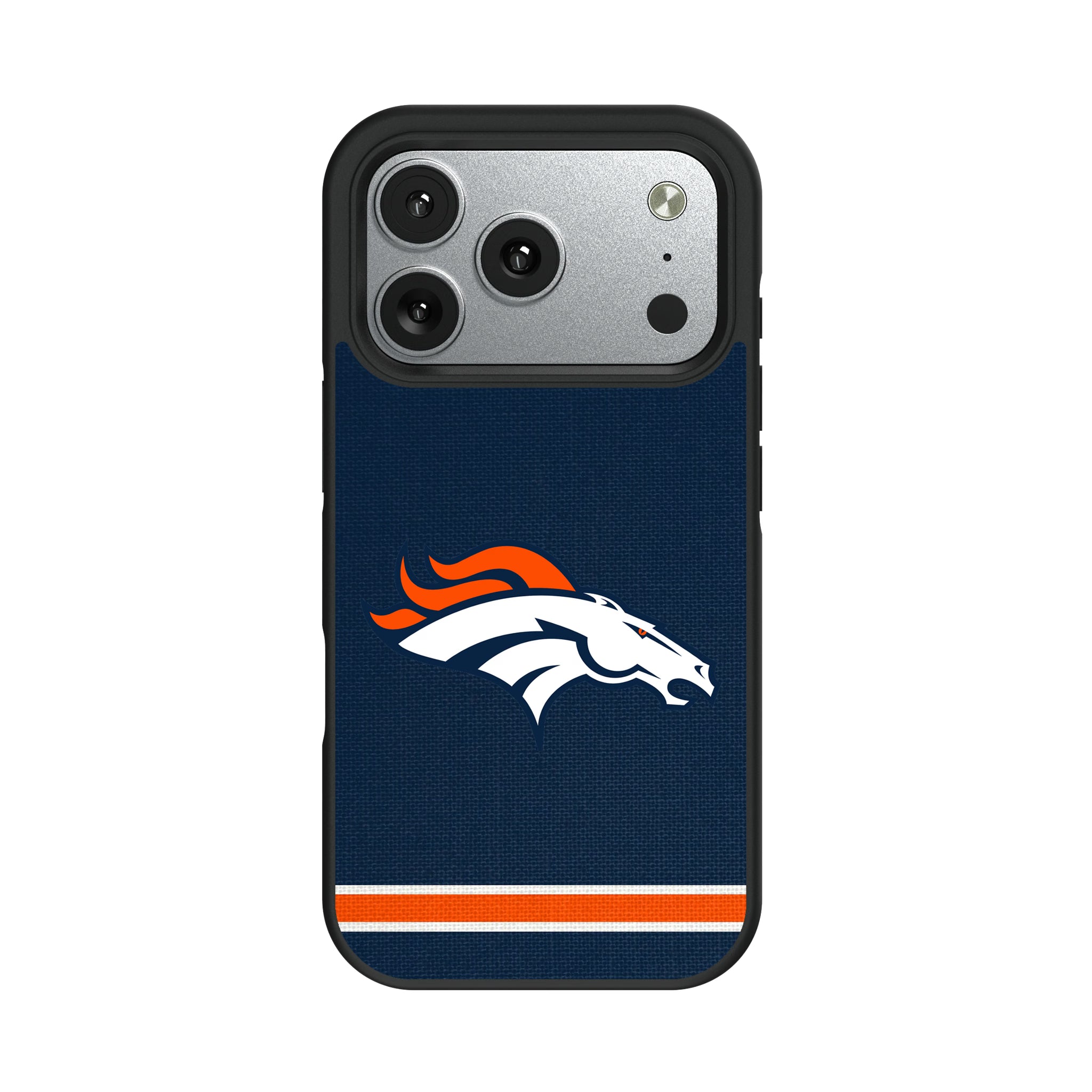 Denver Broncos Stripe iPhone Bump Phone Case for Apple iPhone#Device_iPhone 17 Pro