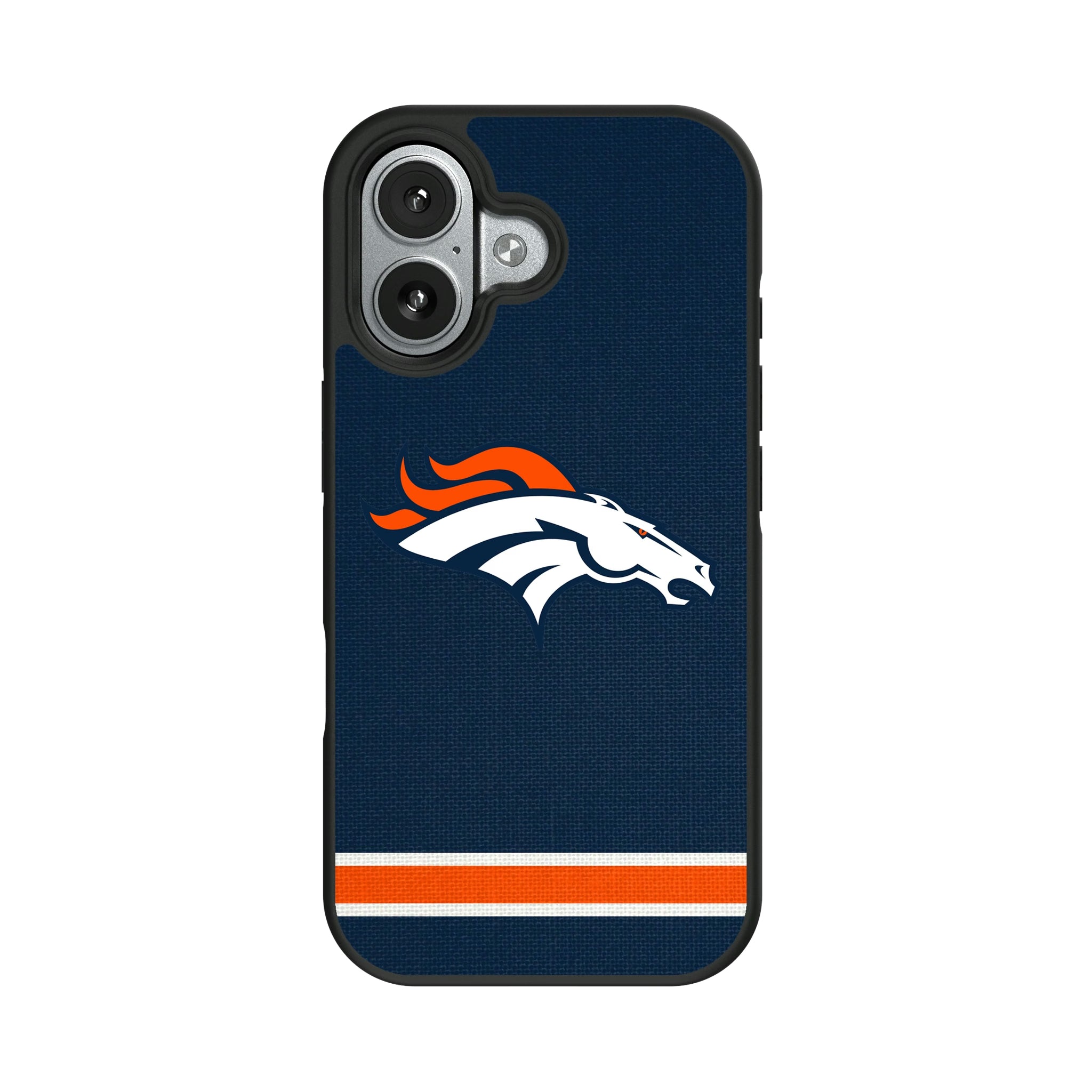 Denver Broncos Stripe iPhone Bump Phone Case for Apple iPhone#Device_iPhone 17