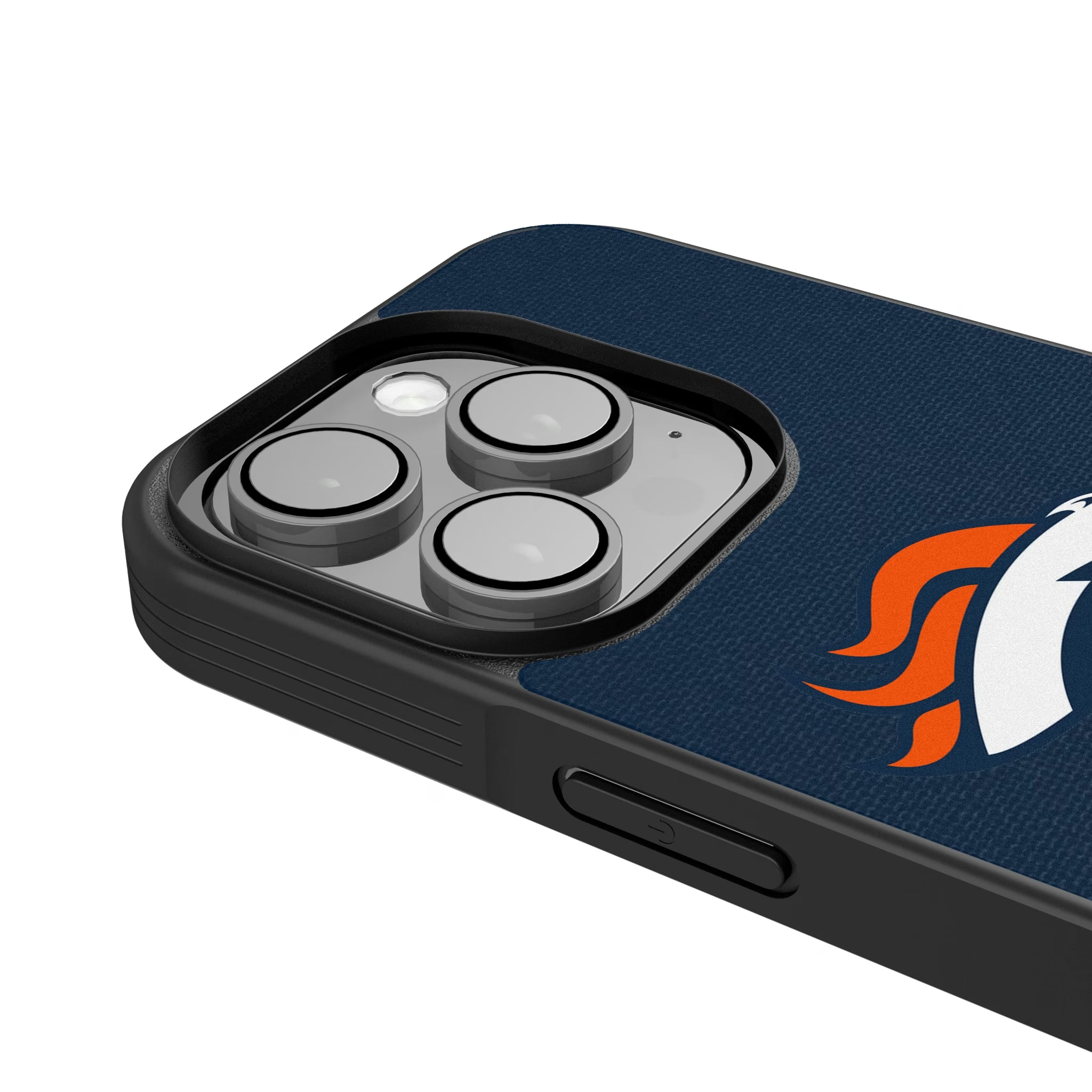 Denver Broncos Stripe iPhone Bump Phone Case for Apple iPhone - Detail