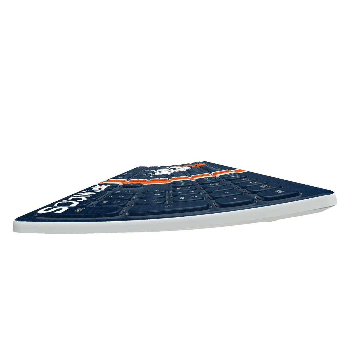 Denver Broncos Stripe KKB605 Curved Wireless Keyboard