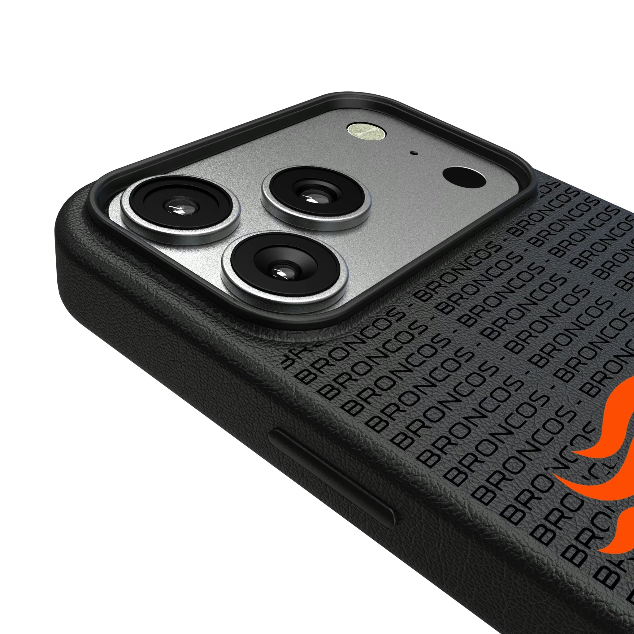 Denver Broncos Text Backdrop iPhone MagSafe Compatible Phone Case for Apple iPhone - Detail#Device_iPhone 17 Pro