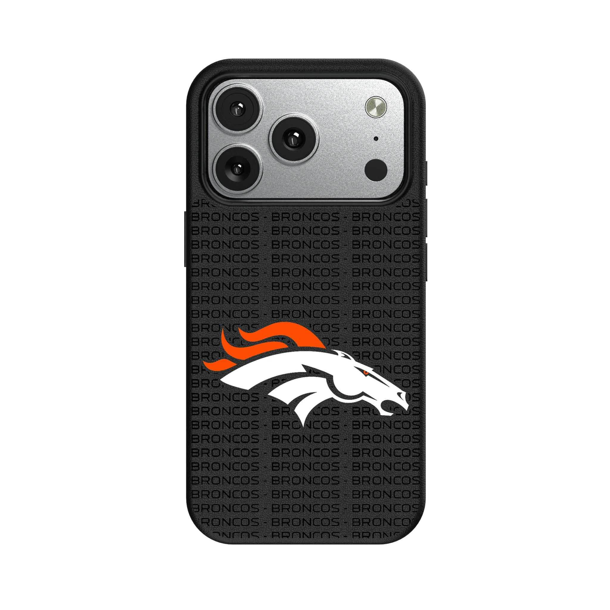 Denver Broncos Text Backdrop iPhone MagSafe Compatible Phone Case for Apple iPhone#Device_iPhone 17 Pro