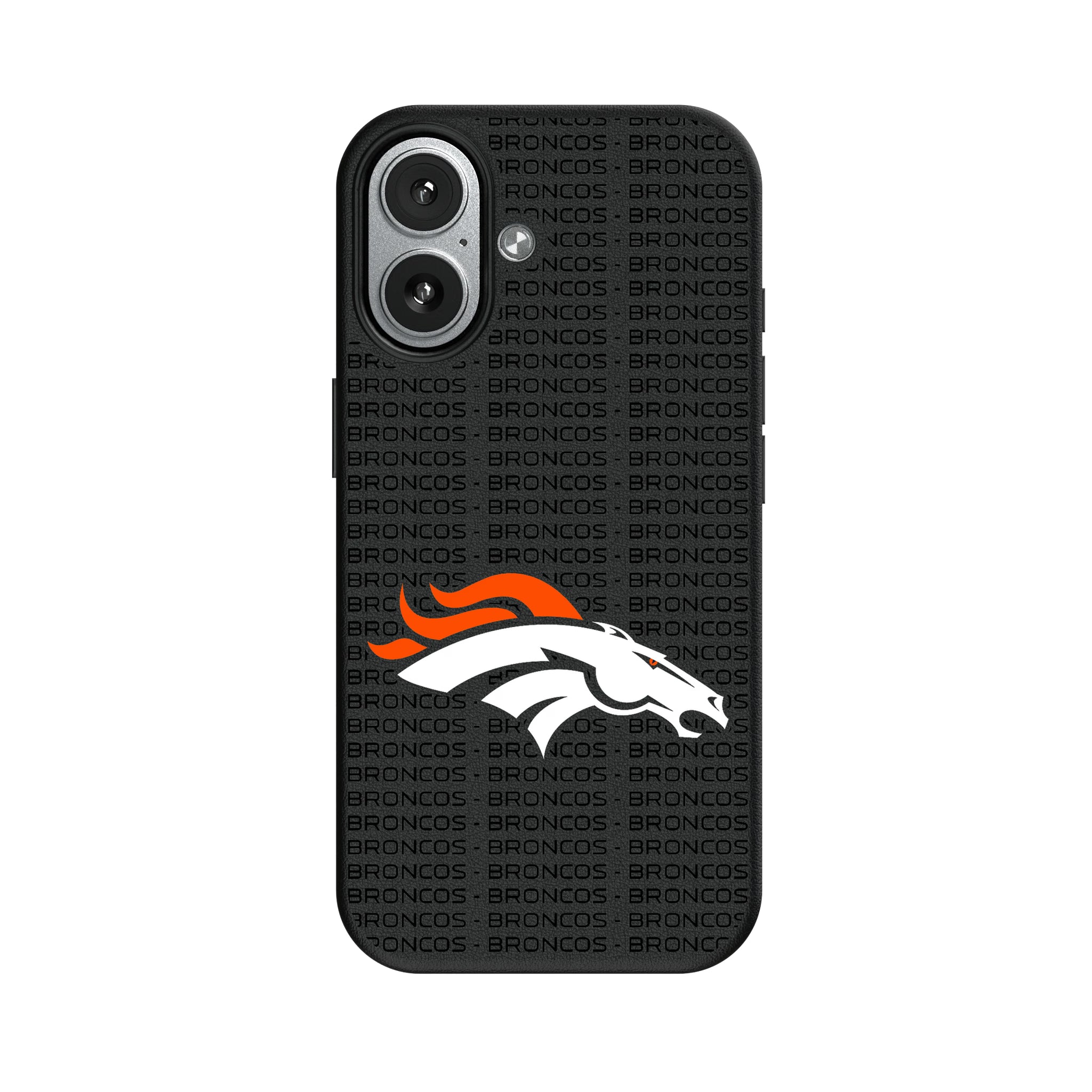 Denver Broncos Text Backdrop iPhone MagSafe Compatible Phone Case for Apple iPhone#Device_iPhone 17