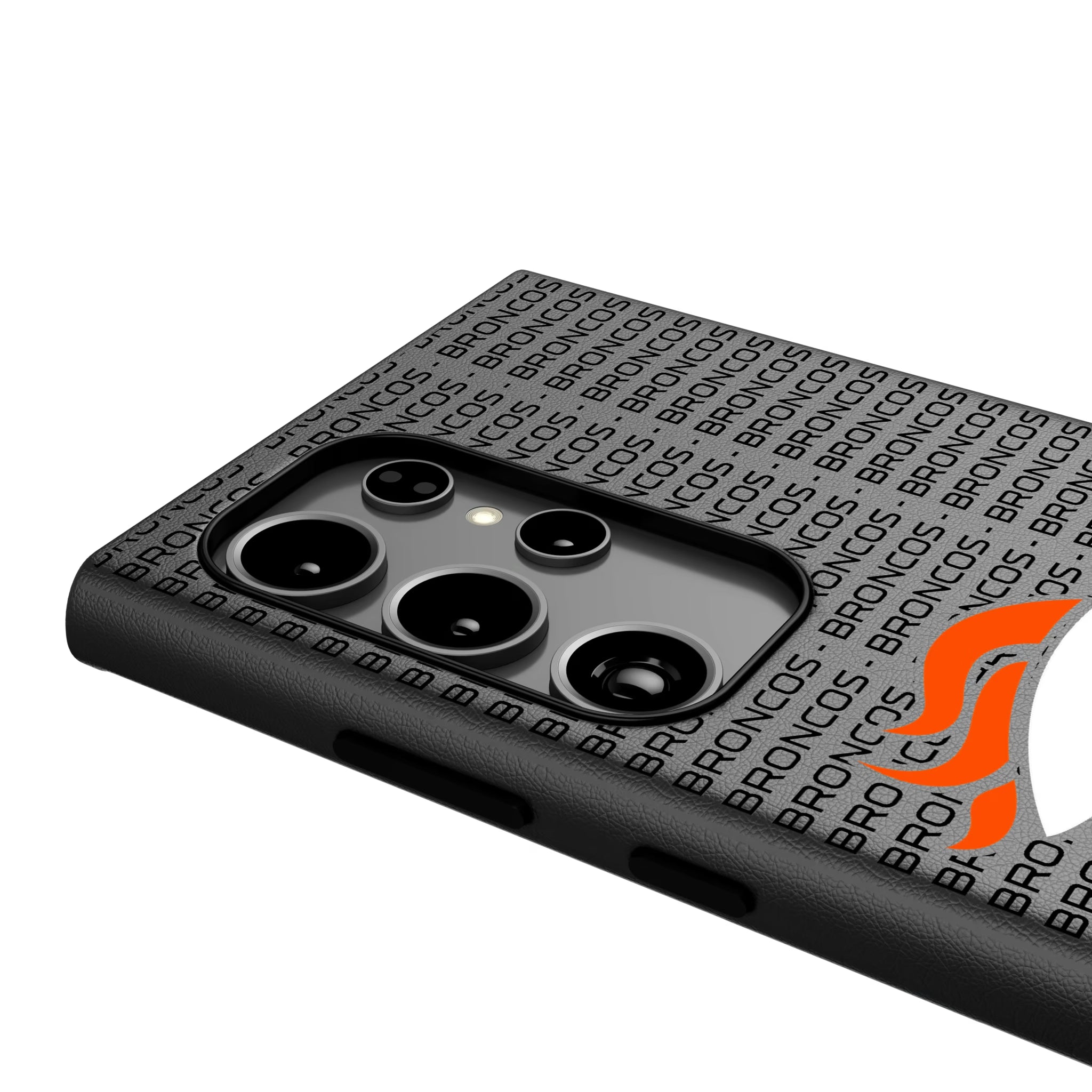 Denver Broncos Text Backdrop Galaxy MagSafe Compatible Phone Case for Samsung Galaxy - Detail
