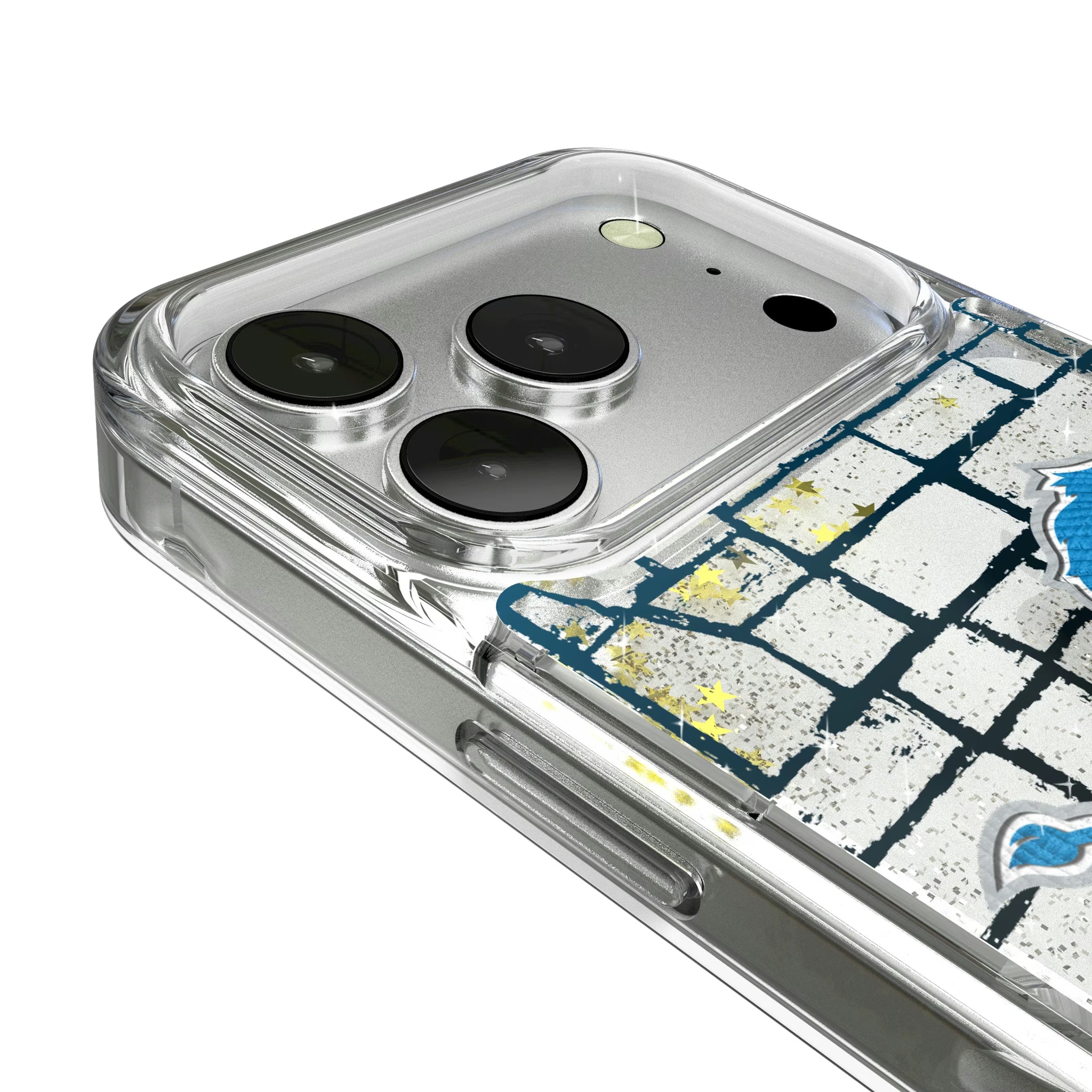 Detroit Lions Brick iPhone Glitter Phone Case for Apple iPhone - Detail