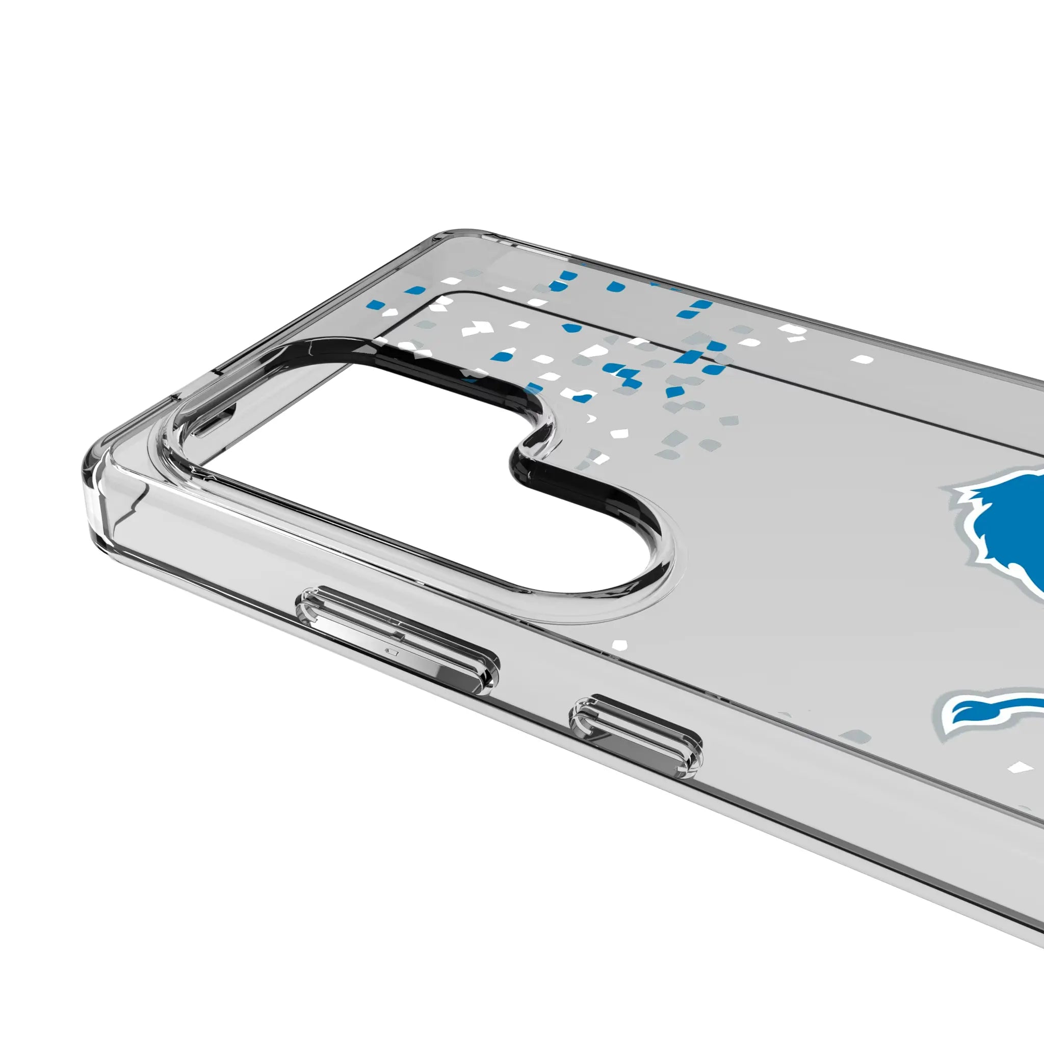Detroit Lions Confetti Galaxy Clear Phone Case for Samsung Galaxy - Detail#Device_Galaxy S25 Ultra