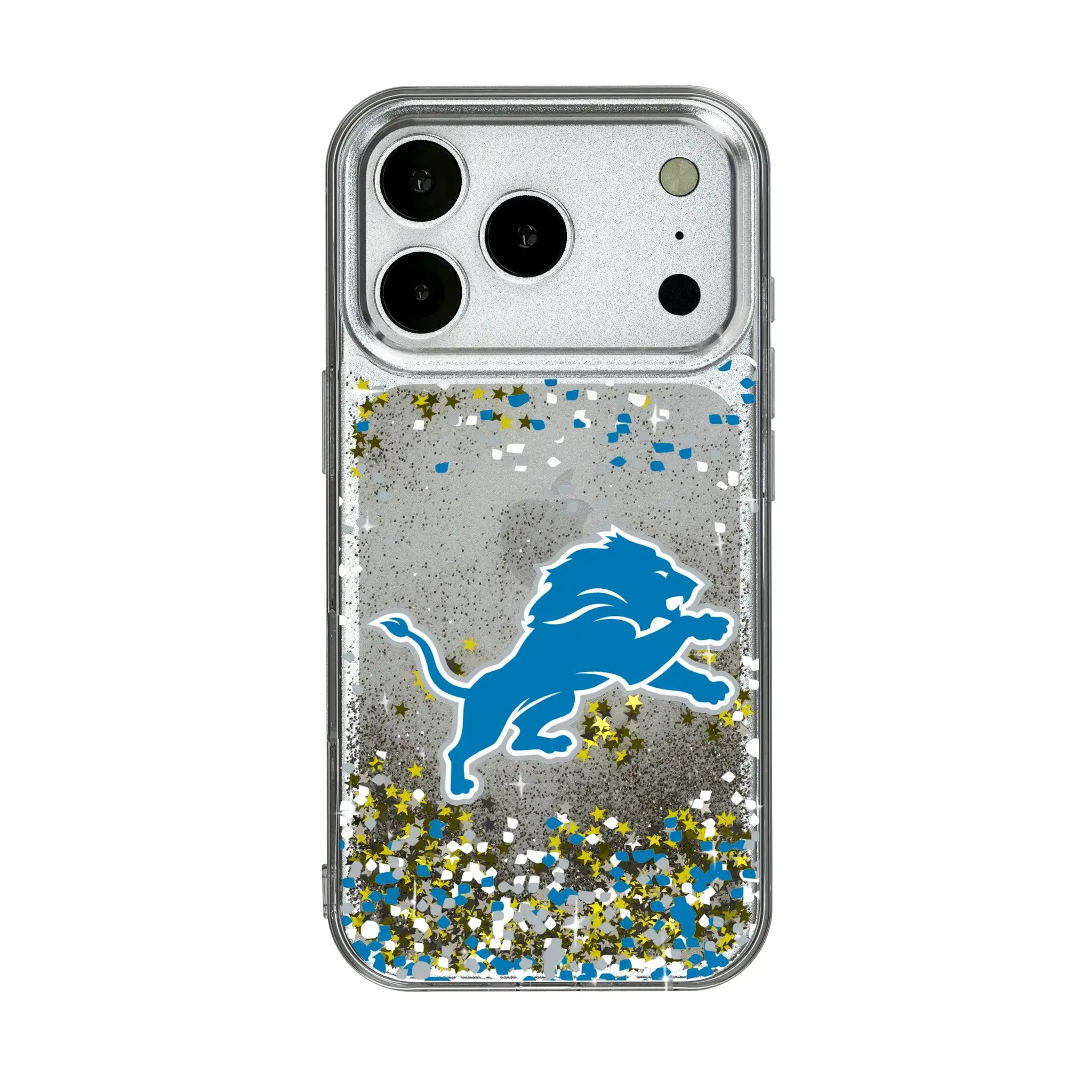 Detroit Lions Confetti iPhone Glitter Phone Case for Apple iPhone