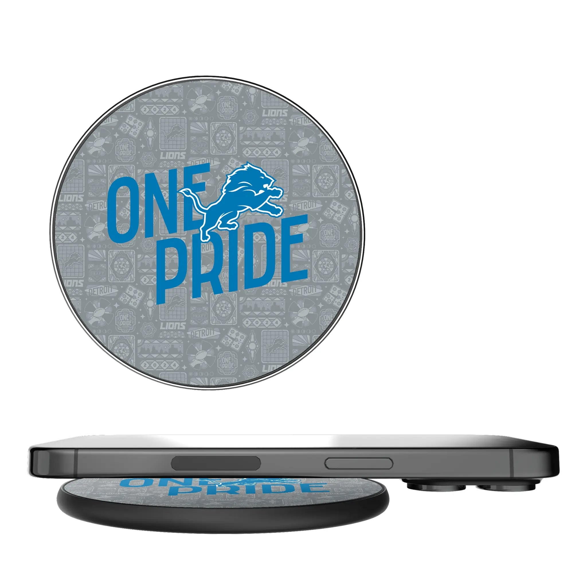 Detroit Lions Deco 15-Watt Wireless Charger