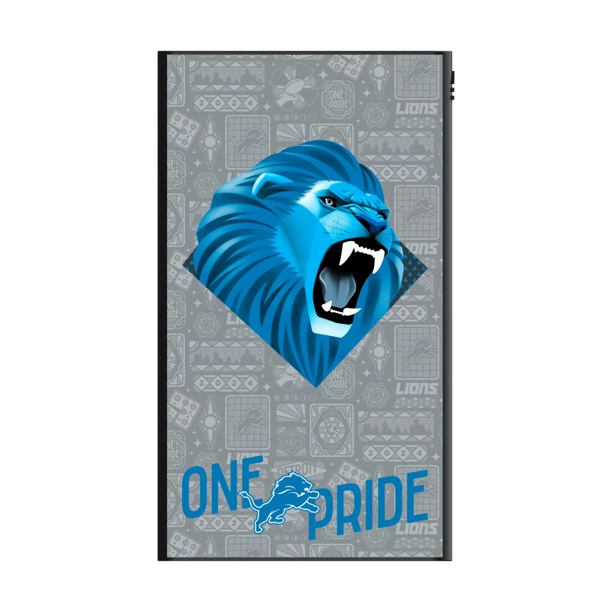 Detroit Lions Deco 5000mAh Flat Powerbank