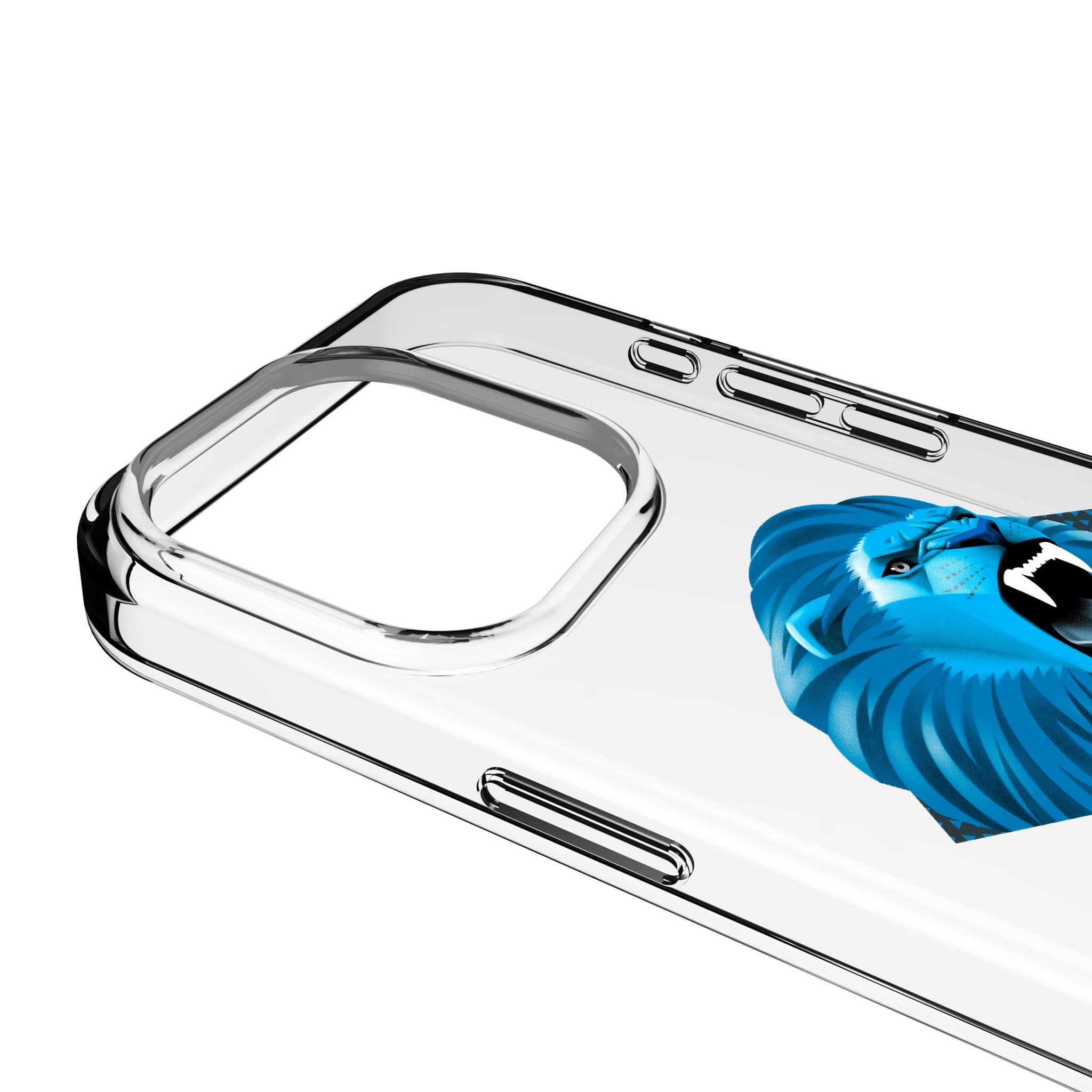 Detroit Lions Deco iPhone Clear Phone Case for Apple iPhone - Detail