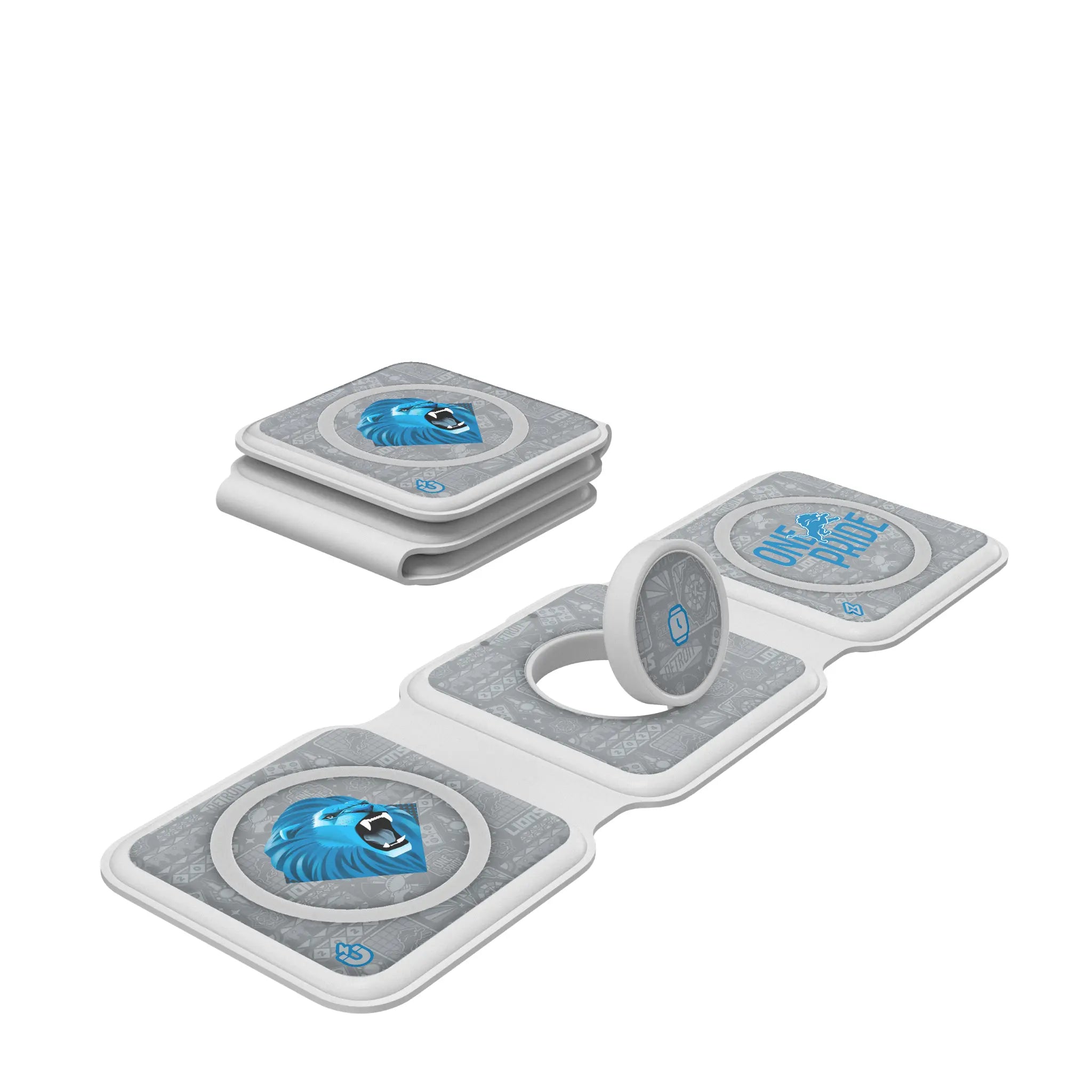 Detroit Lions Deco Foldable 3 in 1 Charger