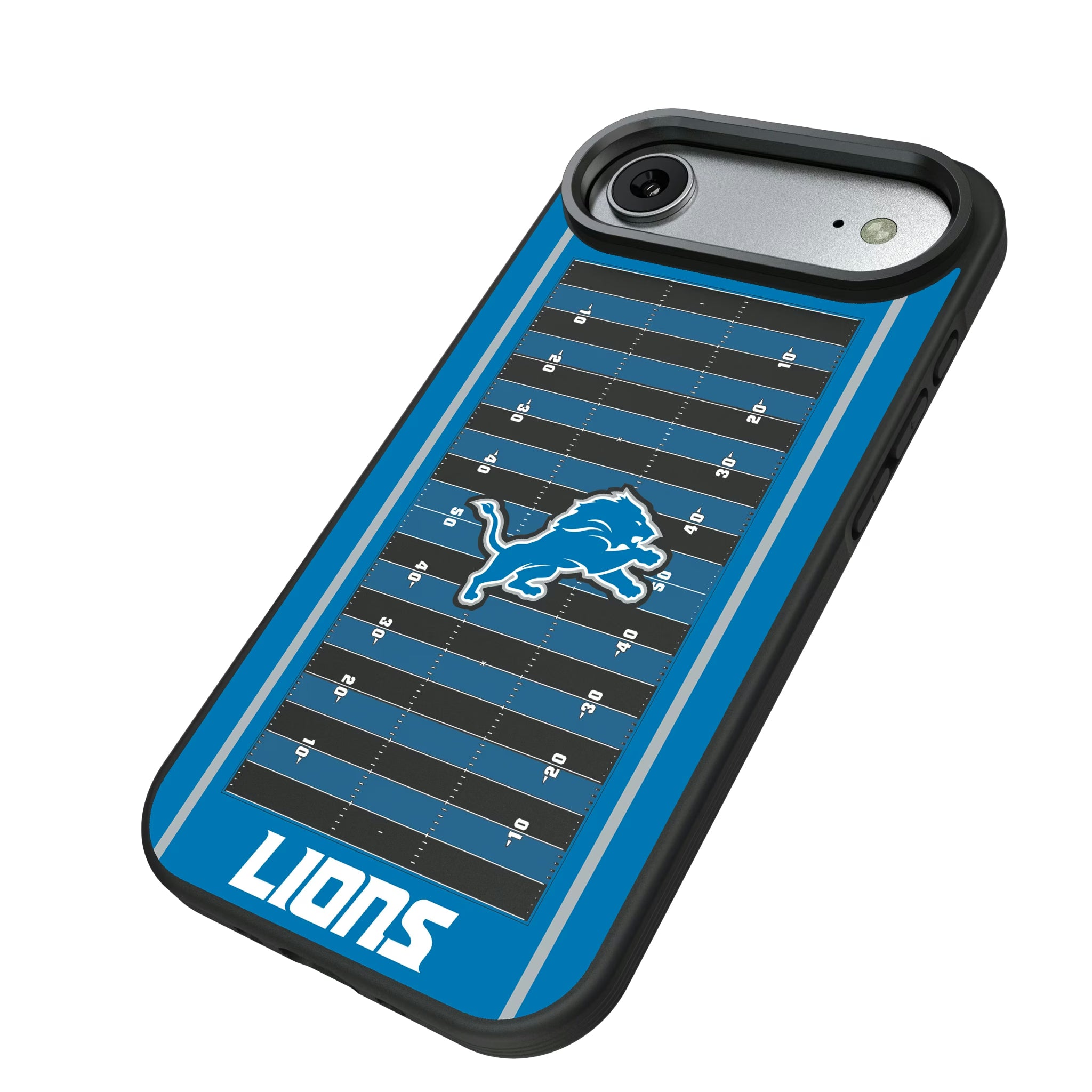 Detroit Lions Field iPhone Bump Phone Case for Apple iPhone - Isometric View#Device_iPhone Air