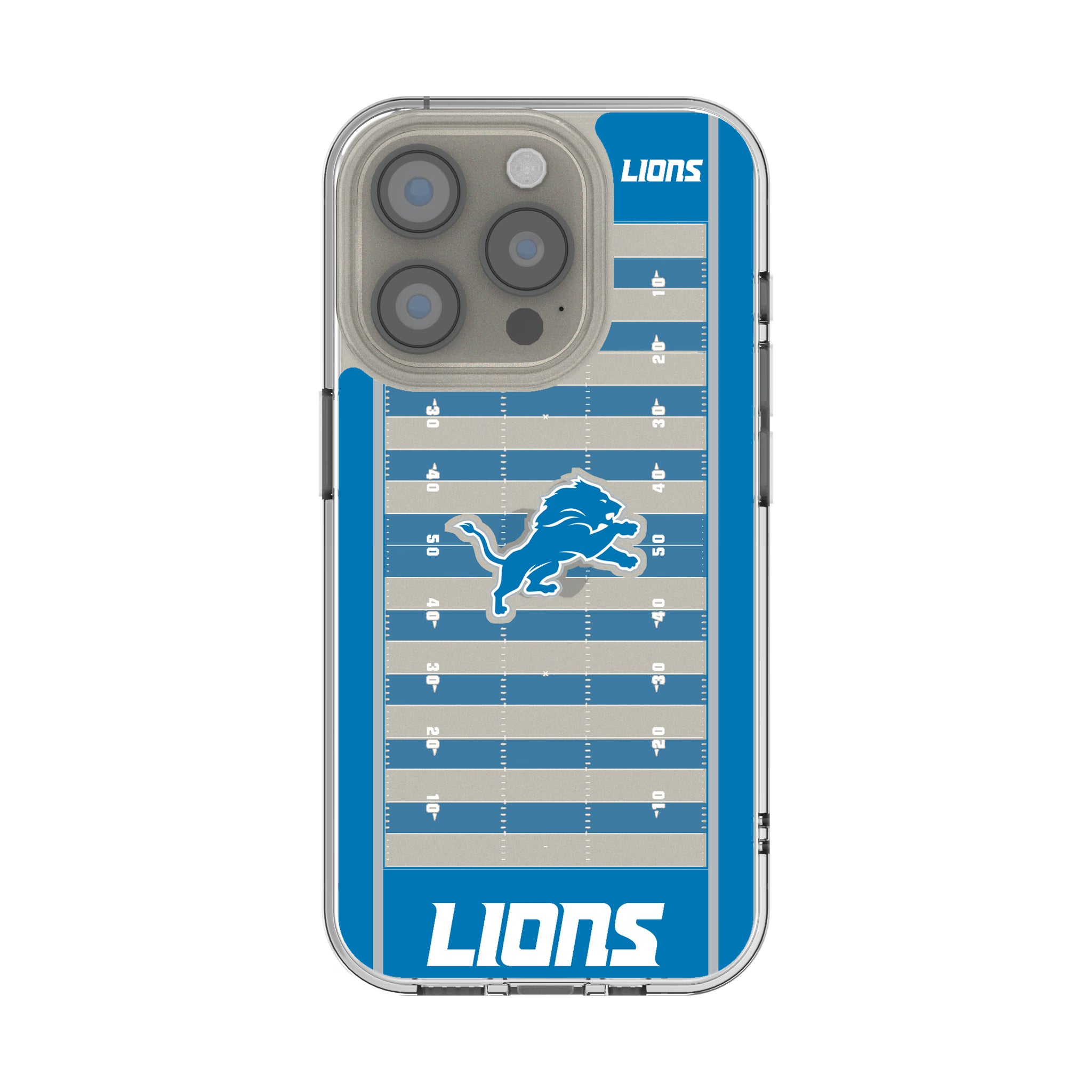 Detroit Lions Field iPhone Clear Phone Case for Apple iPhone