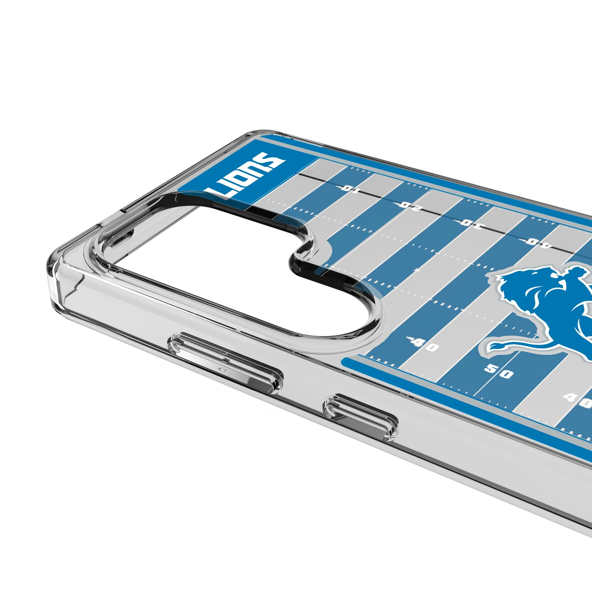 Detroit Lions Field Galaxy Clear Phone Case for Samsung Galaxy - Detail