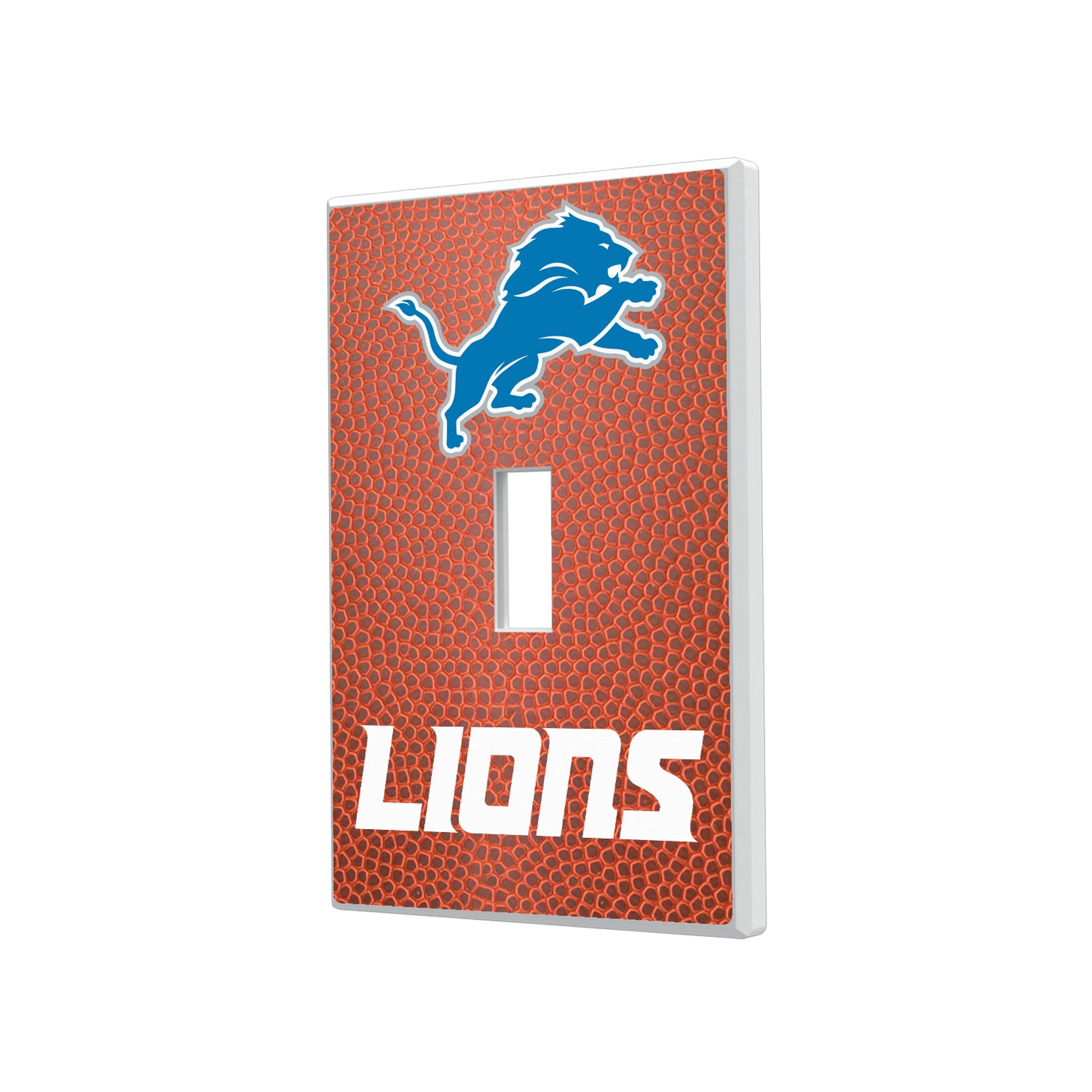 Detroit Lions Football Hidden-Screw Light Switch Plate#Style_Single Toggle