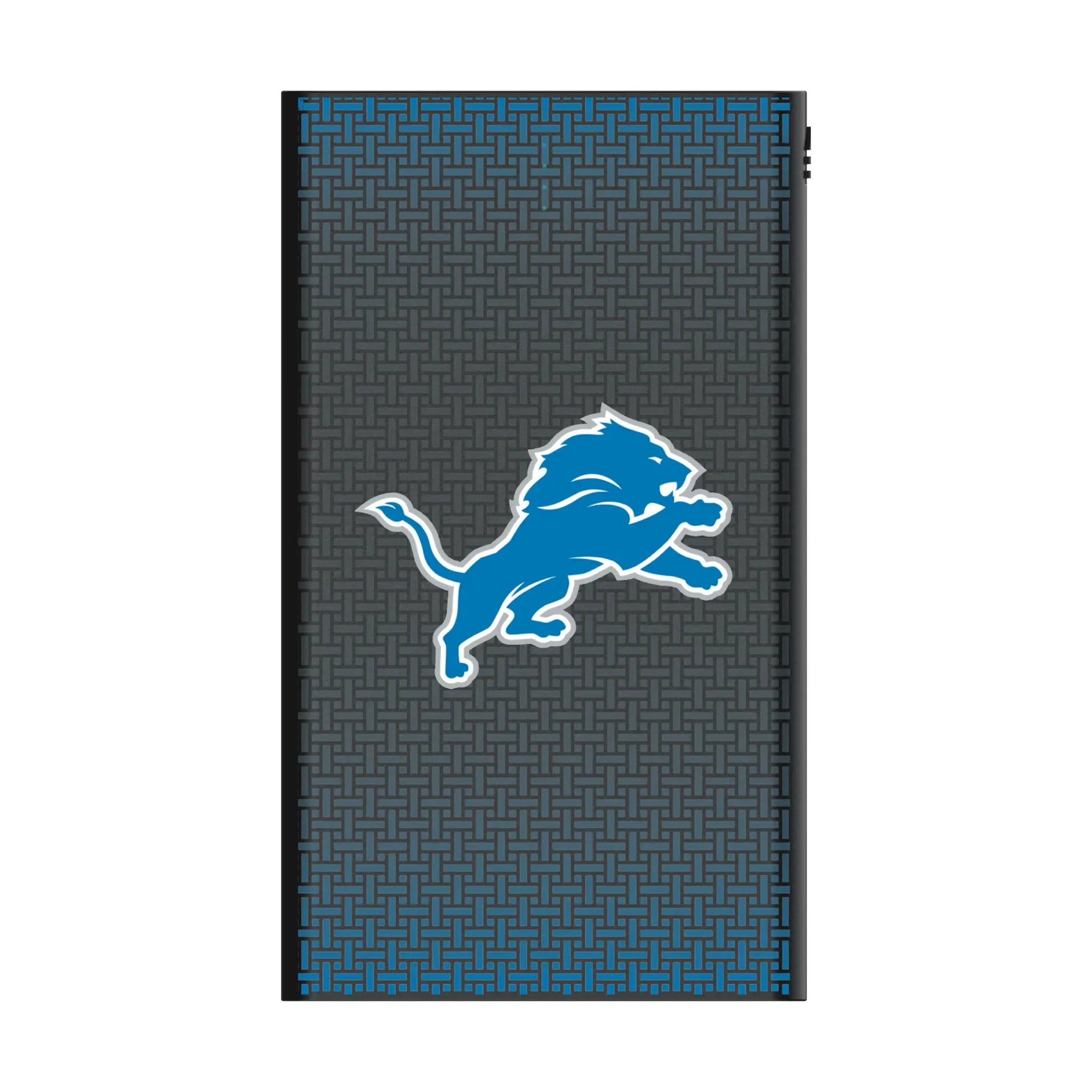 Detroit Lions Linen 5000mAh Flat Power Bank