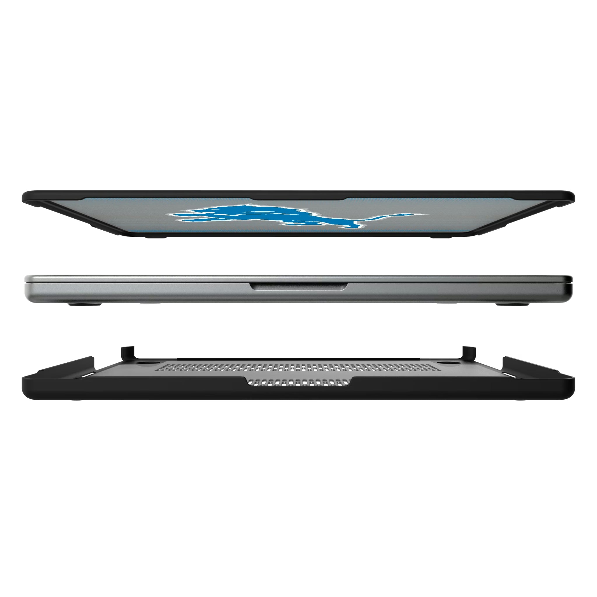 Detroit Lions Linen MacBook Laptop Case for Apple MacBook#Device_MacBook Pro (14-inch, 2021) / MacBook Pro (14-inch, 2023) / MacBook Pro (14-inch, 2024)