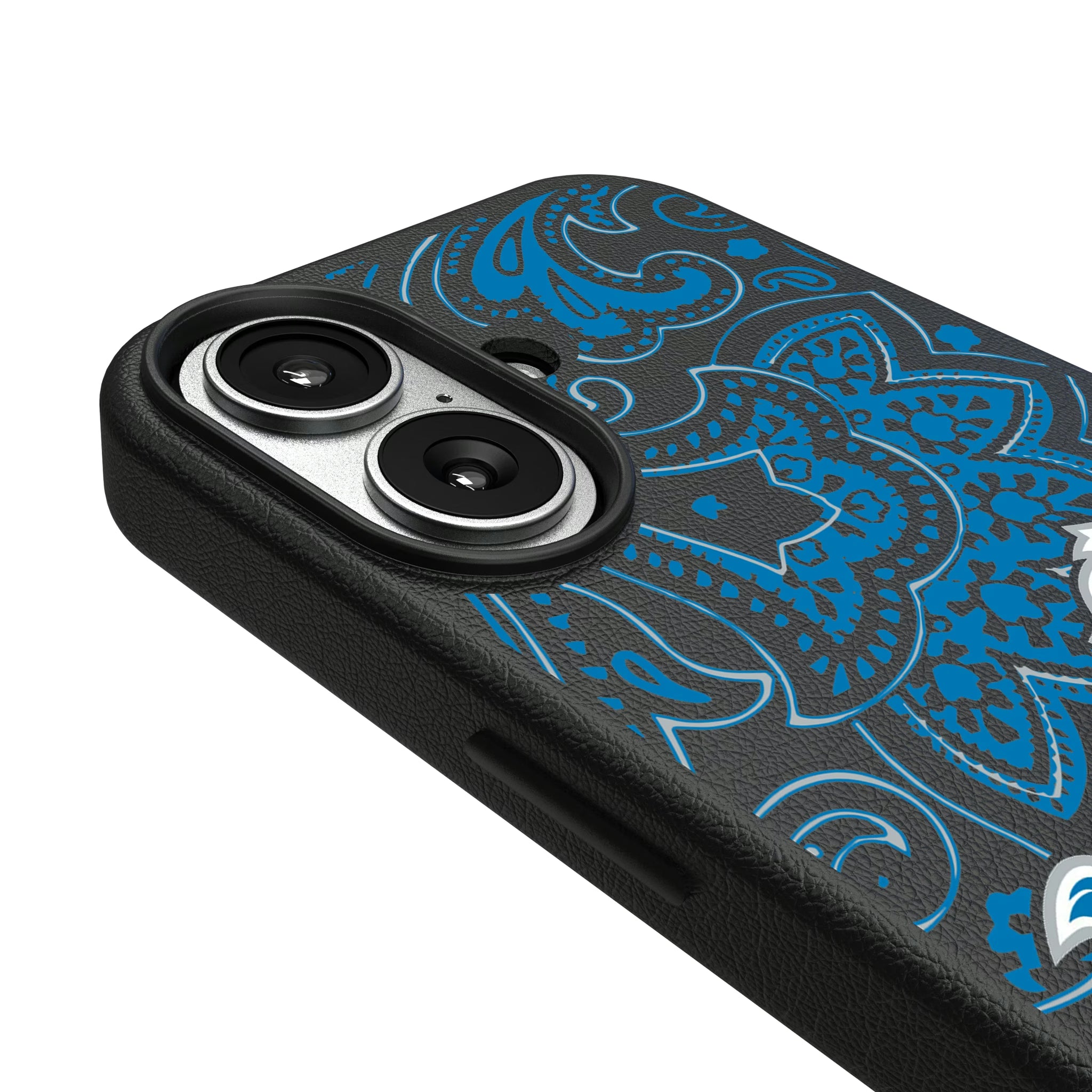 Detroit Lions Paisley iPhone MagSafe Compatible Phone Case for Apple iPhone - Detail#Device_iPhone 17