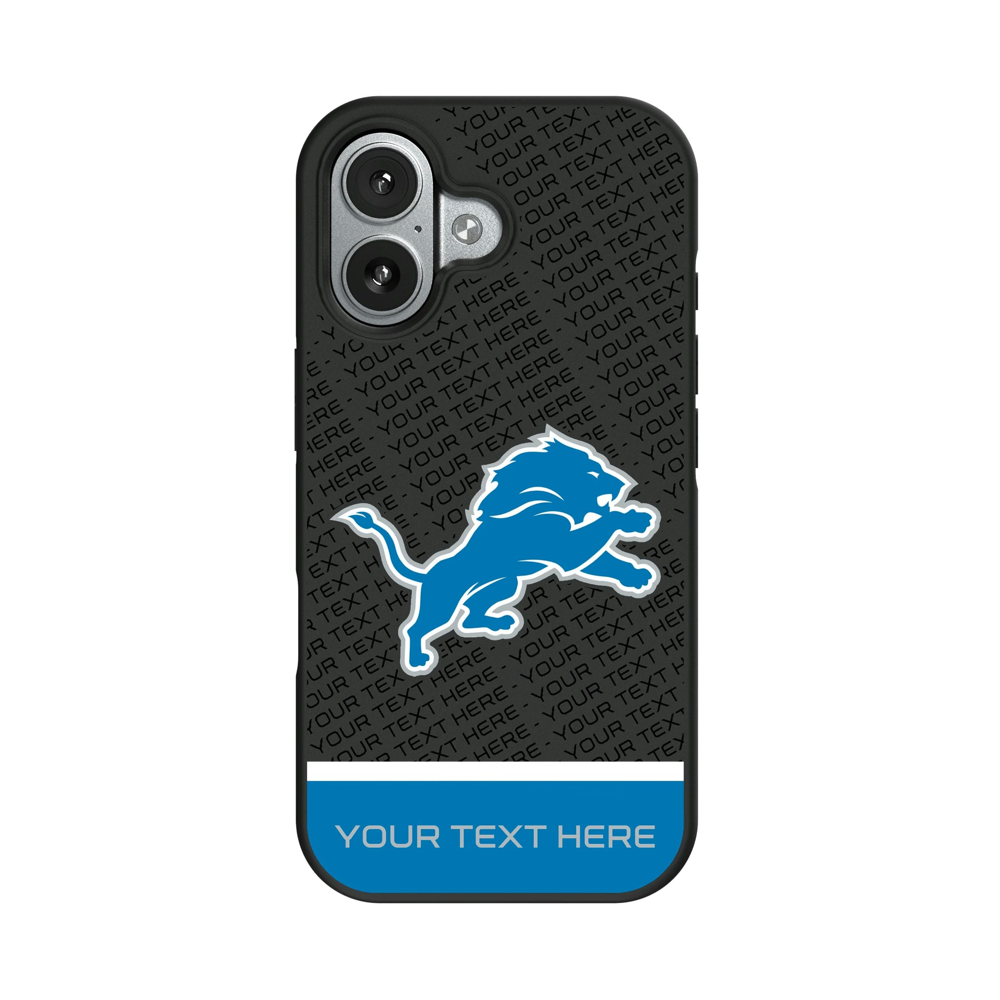 Detroit Lions Personalized EndZone Plus iPhone Bump Phone Case for Apple iPhone#Device_iPhone 17