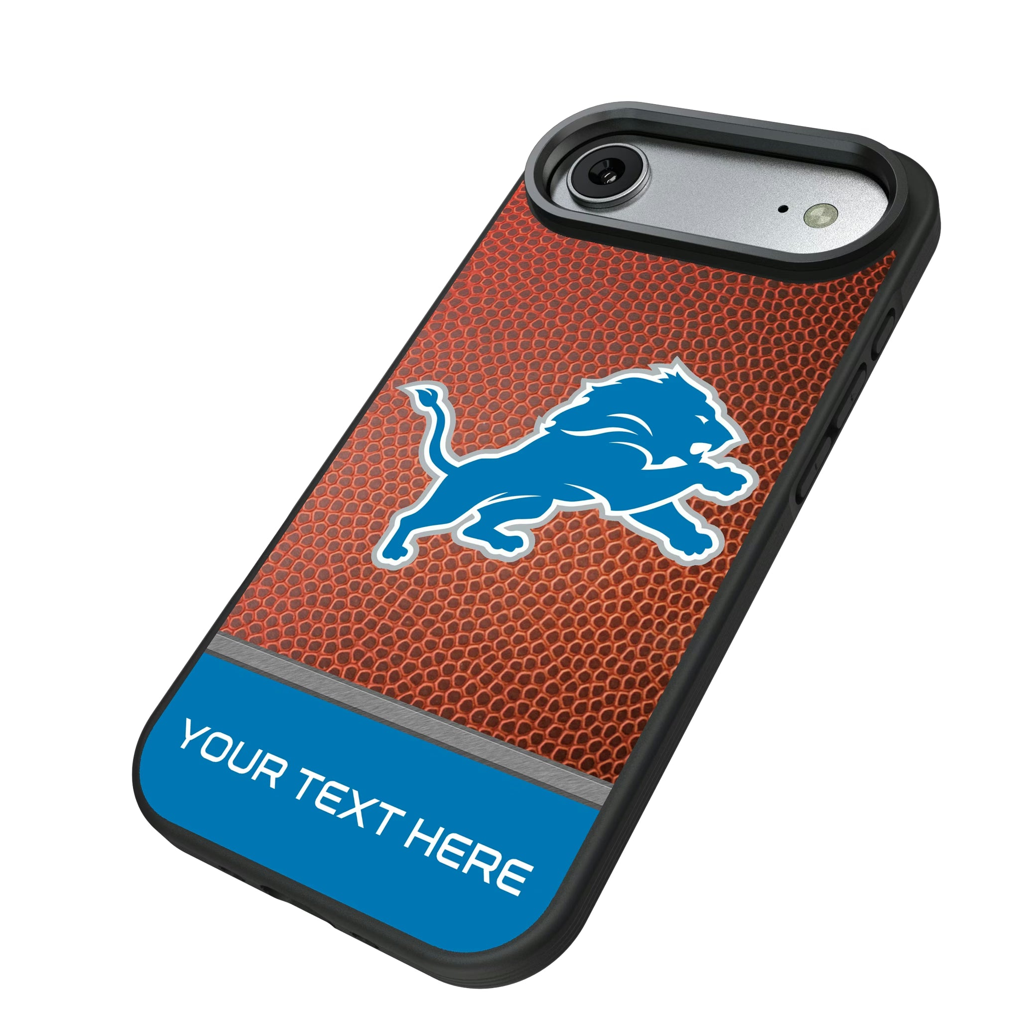 Detroit Lions Personalized Football iPhone Bump Phone Case for Apple iPhone - Isometric View#Device_iPhone Air