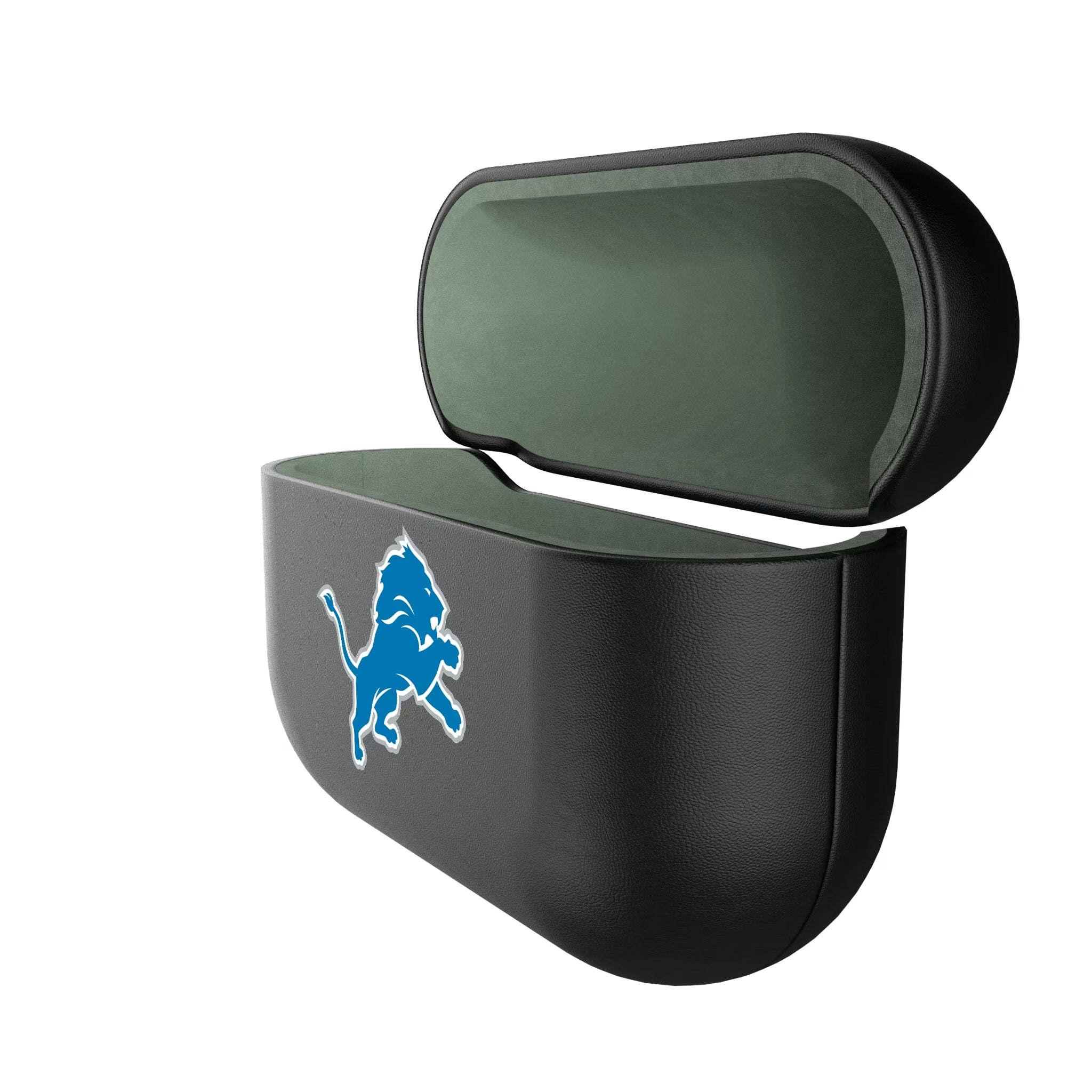 Detroit Lions Personalized Insignia AirPods AirPod Case Cover - Isometric View#Device_AirPods Pro 1st Gen