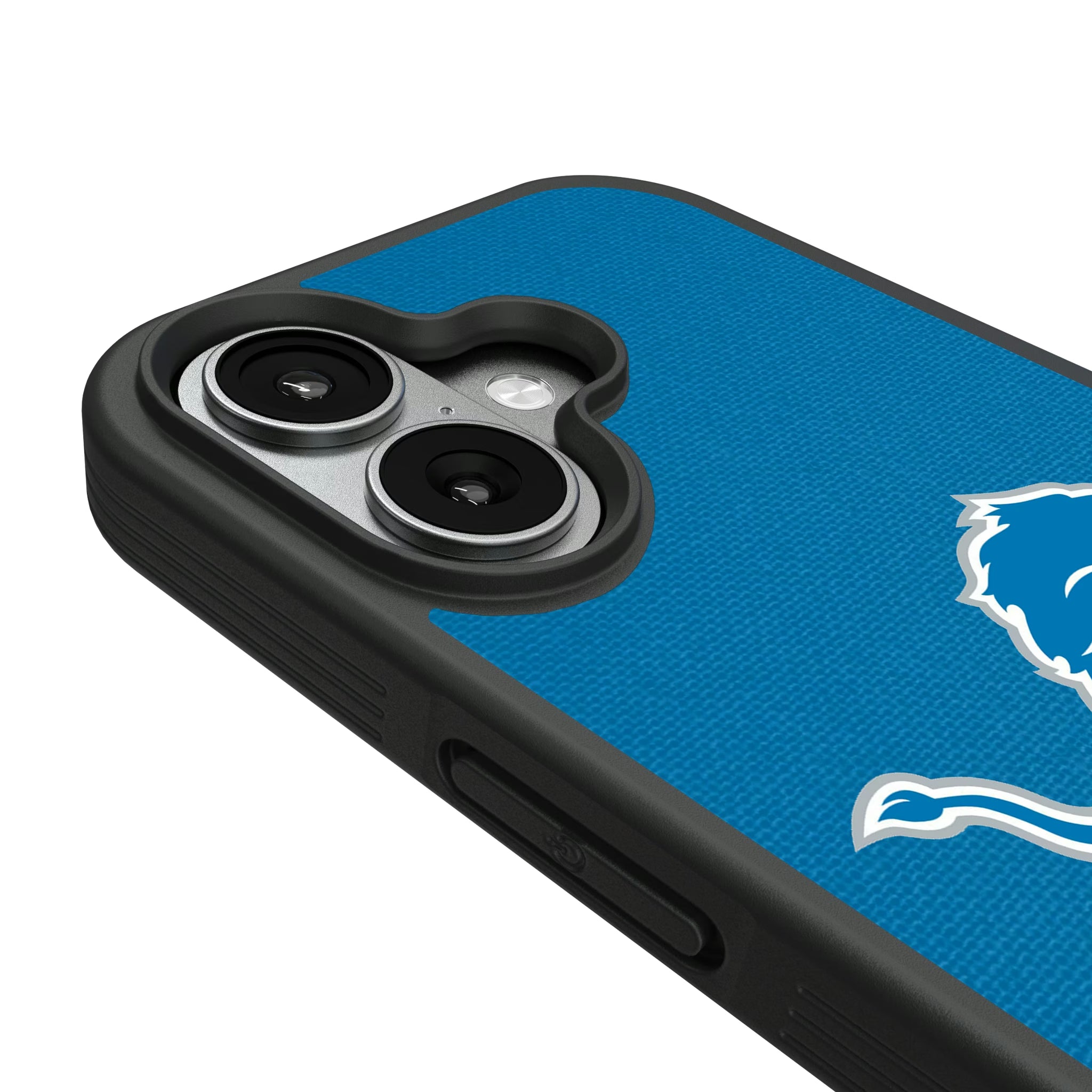 Detroit Lions Personalized Stripe iPhone Bump Phone Case for Apple iPhone - Detail#Device_iPhone 17