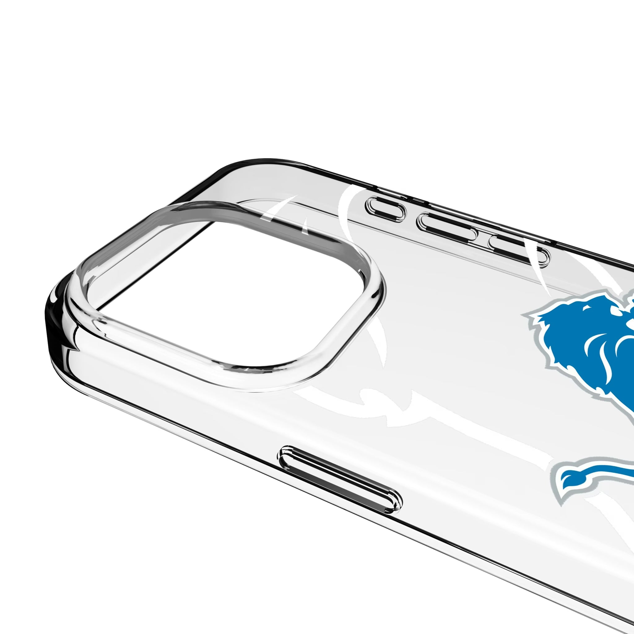 Detroit Lions Personalized Tilt iPhone Clear Phone Case for Apple iPhone - Detail