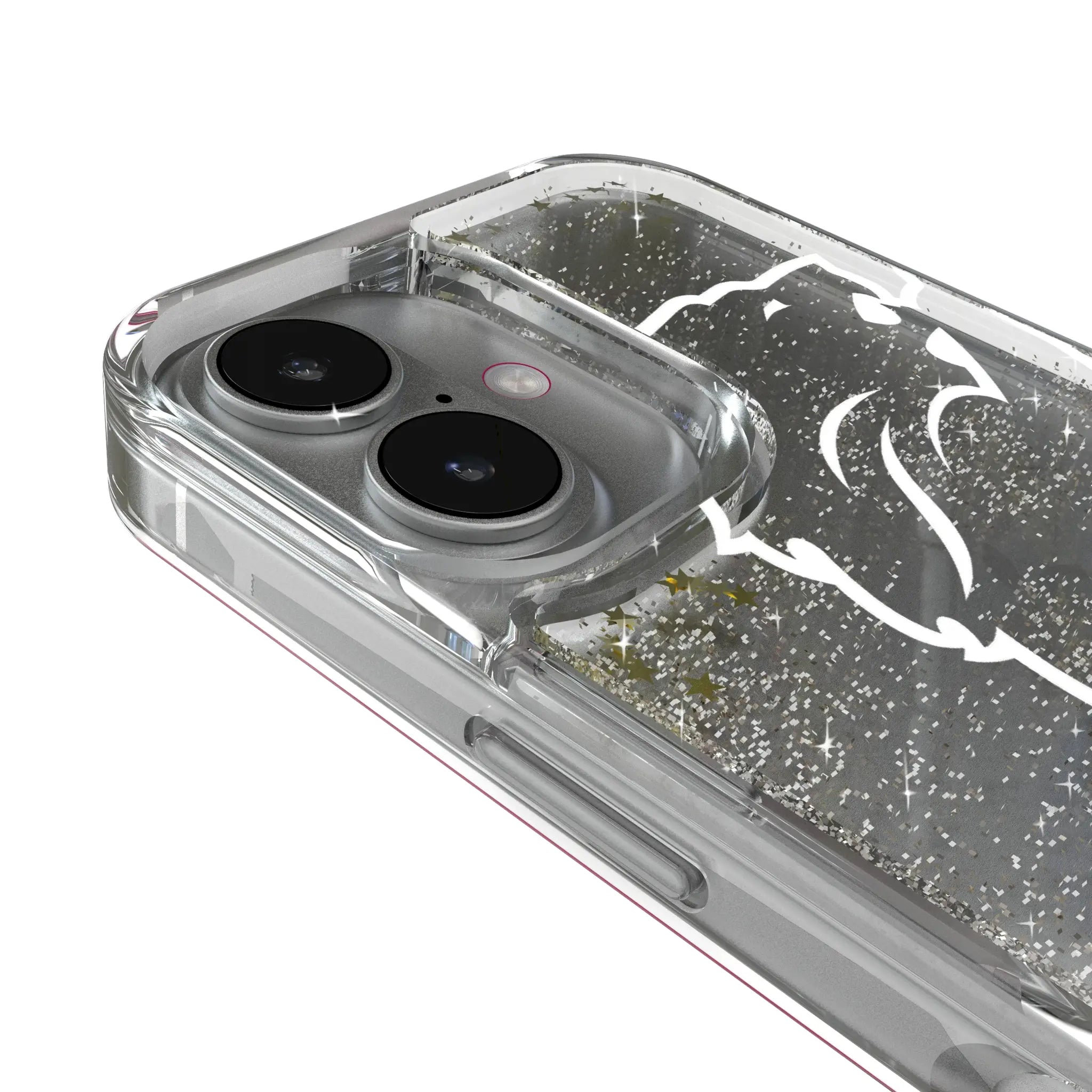 Detroit Lions Personalized Tilt iPhone Glitter Phone Case for Apple iPhone - Detail