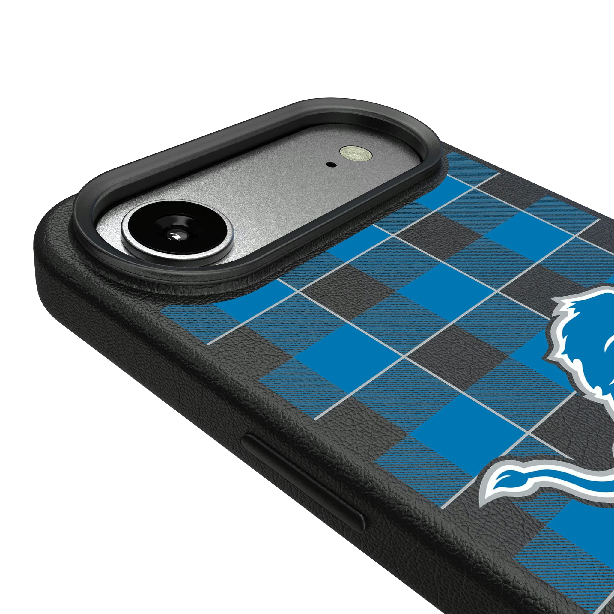 Detroit Lions Plaid iPhone MagSafe Compatible Phone Case for Apple iPhone - Detail#Device_iPhone Air