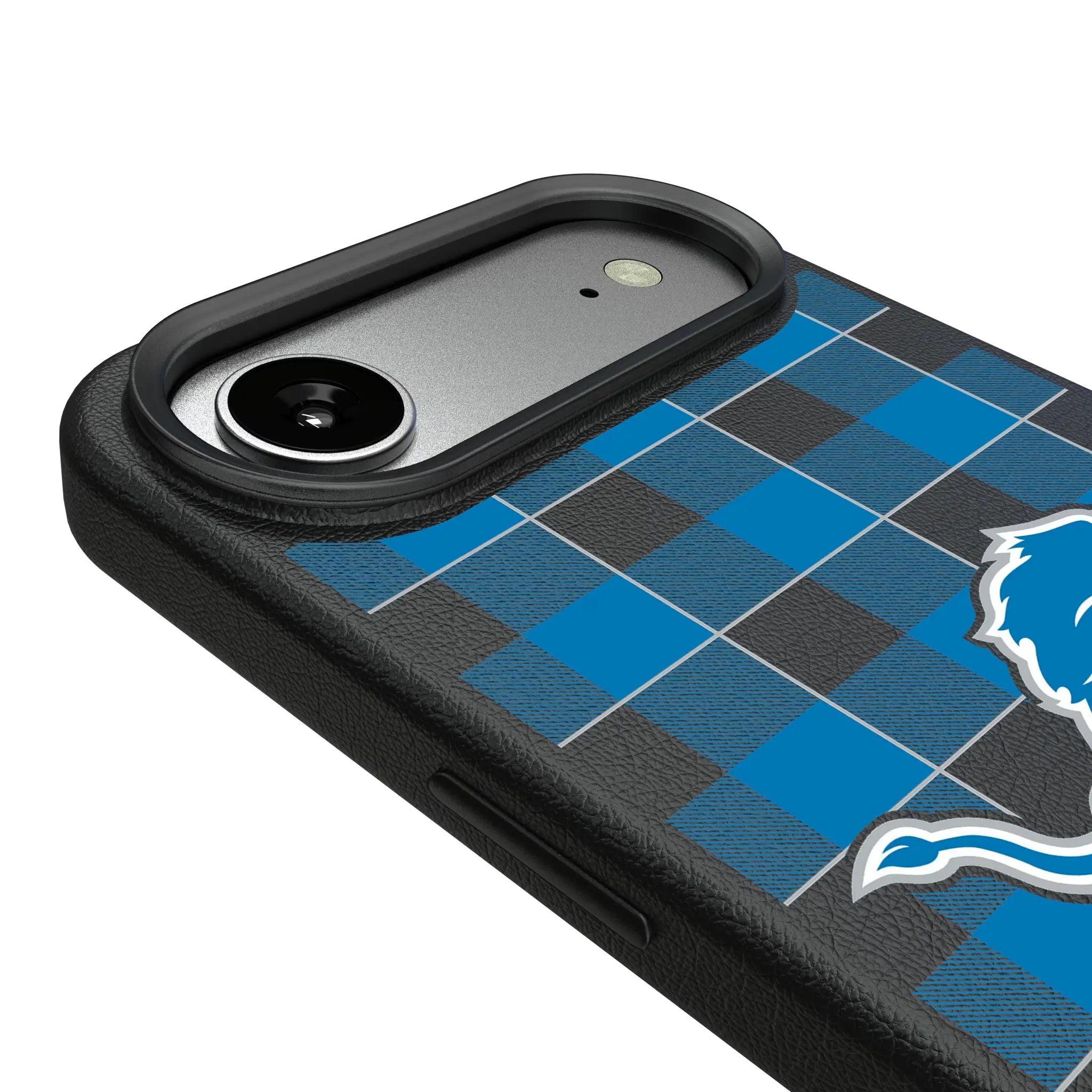 Detroit Lions Plaid iPhone MagSafe Compatible Phone Case for Apple iPhone - Detail#Device_iPhone Air
