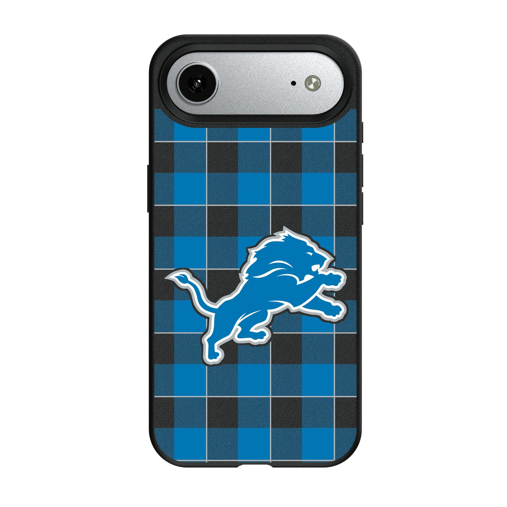 Detroit Lions Plaid iPhone MagSafe Compatible Phone Case for Apple iPhone#Device_iPhone Air