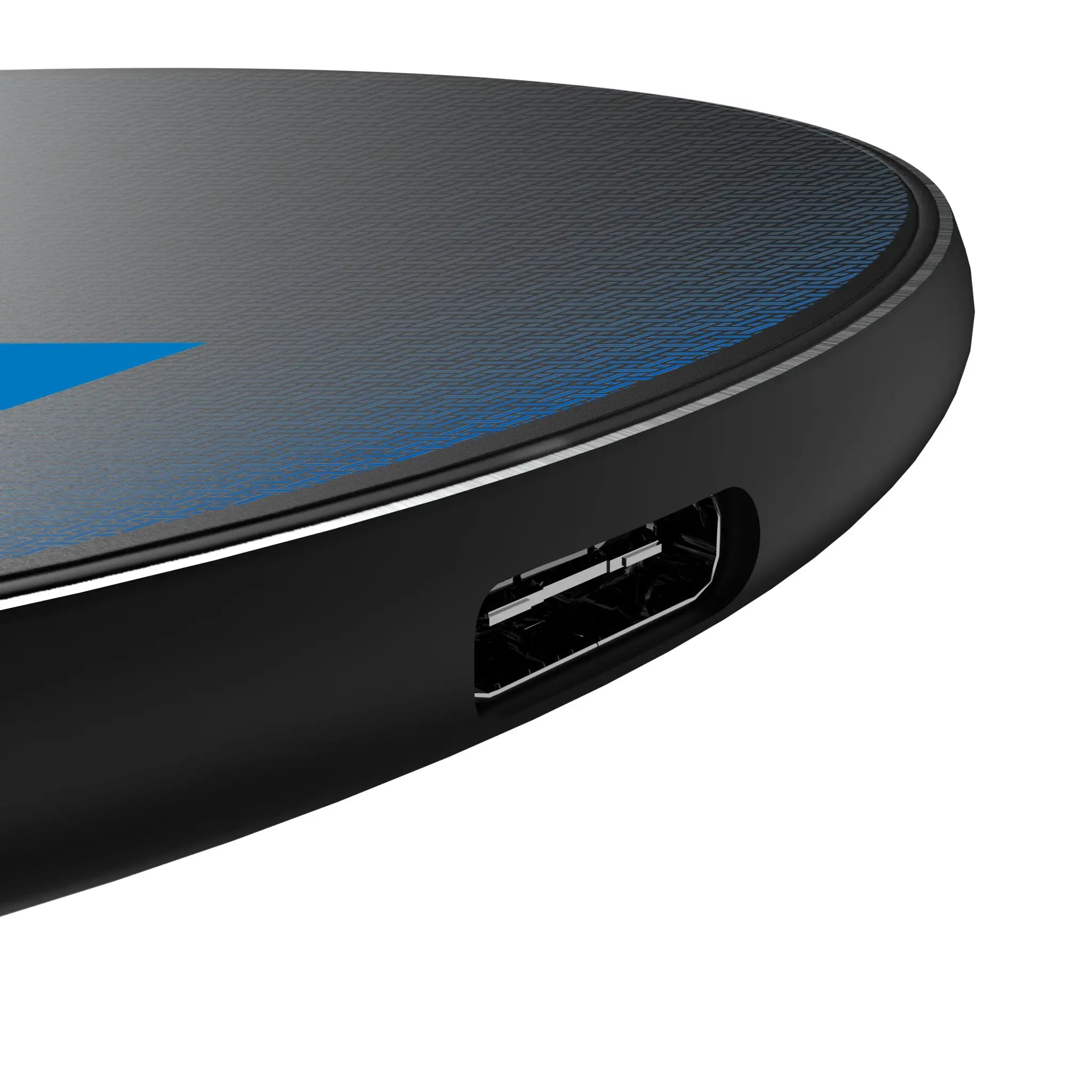 Detroit Lions Retro Linen 15-Watt Wireless Charger - Detail